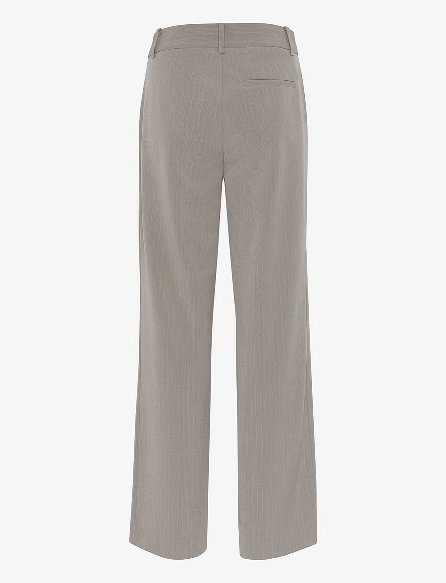Gestuz - JoelleGZ mel. pinstripe MW pants - pantalons habillés - rock ridge pinstripe - 2