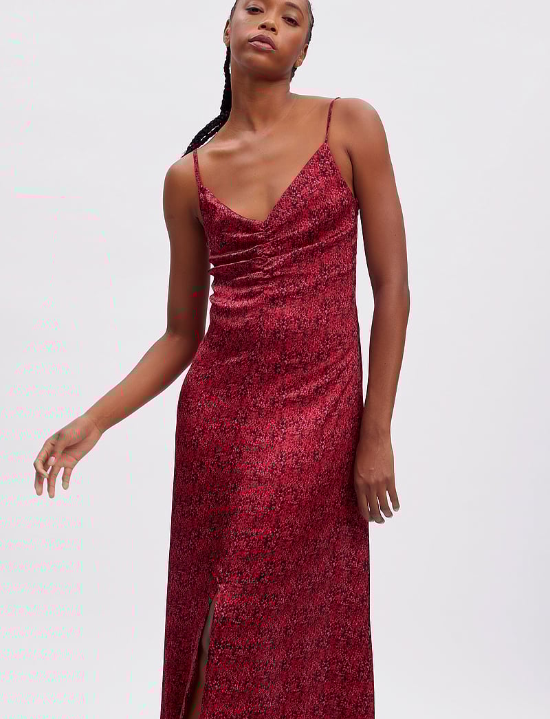 Gestuz - DeepaGZ P slip dress - slip dresses - pink ditsy flower - 0