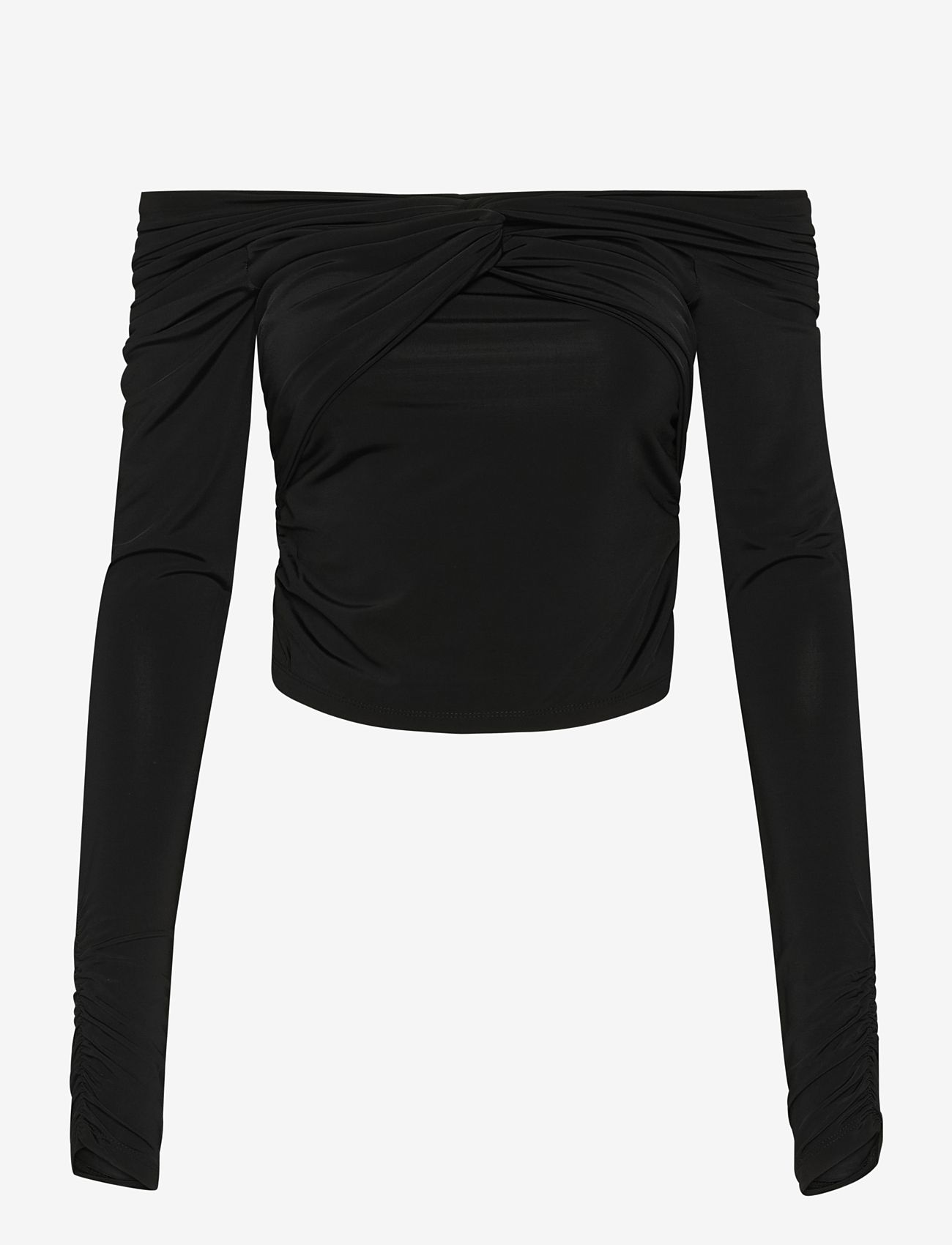 Gestuz - SammyGZ ls top - crop tops - black - 1