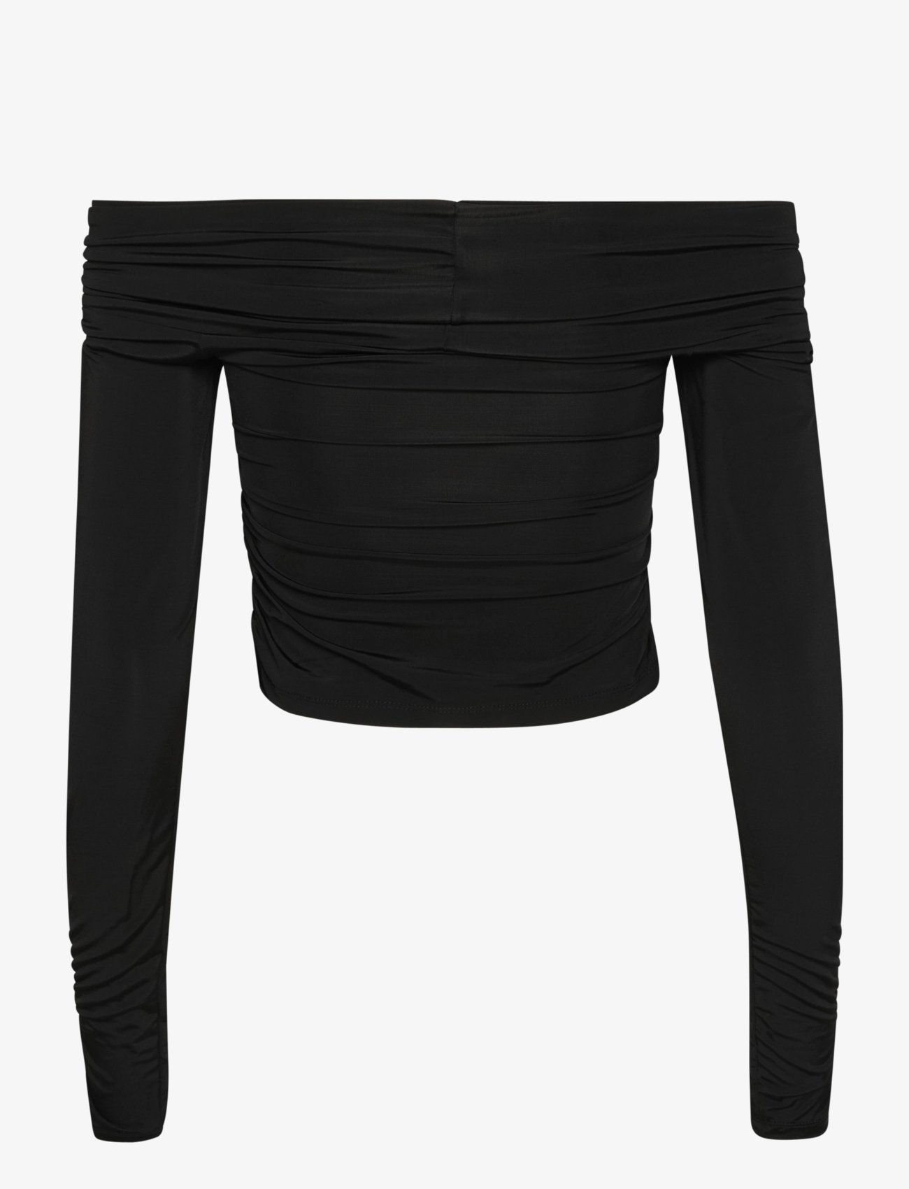 Gestuz - SammyGZ ls top - crop tops - black - 2