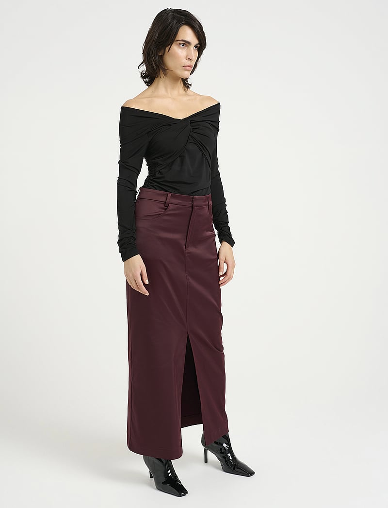 Gestuz - SammyGZ ls top - crop tops - black - 3