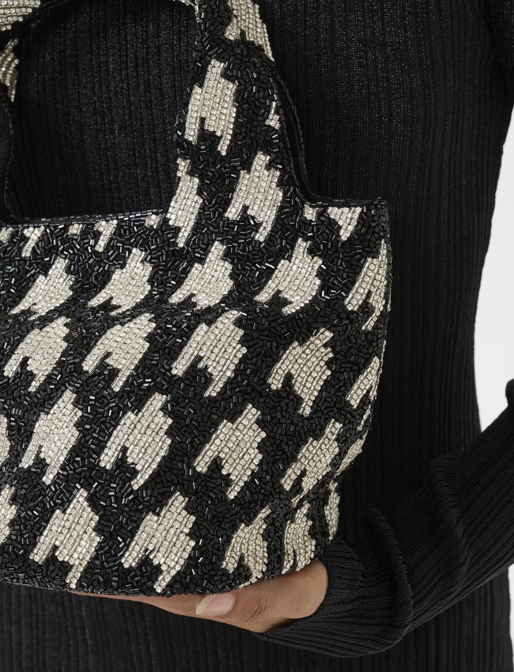 Gestuz - RhinnaGZ bag - special occasions - black/silver glitter - 2