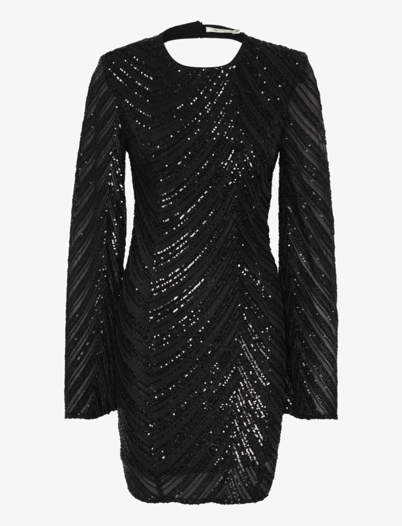 GliraGZ short dress - BLACK SEQUINS
