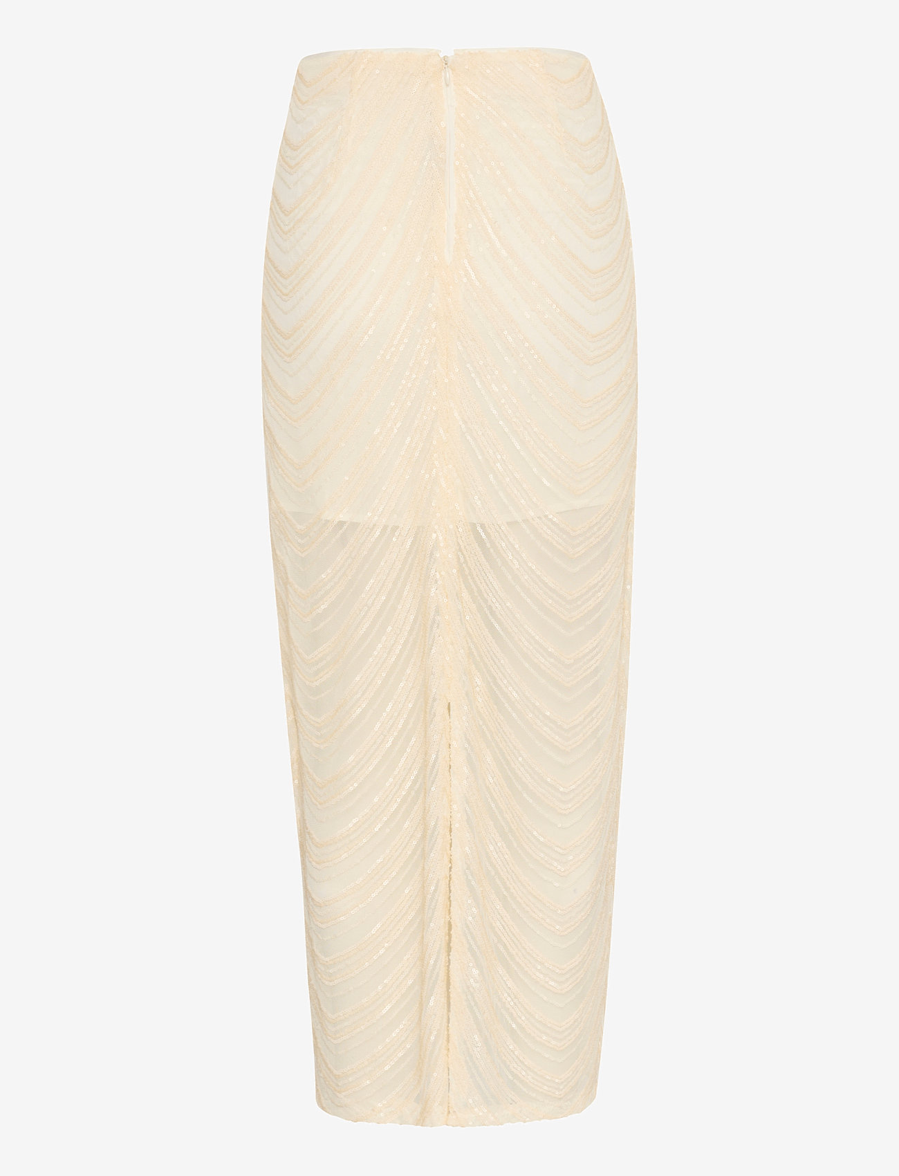 Gestuz - GliraGZ HW long skirt - pailletten-röcke - butter yellow sequins - 2