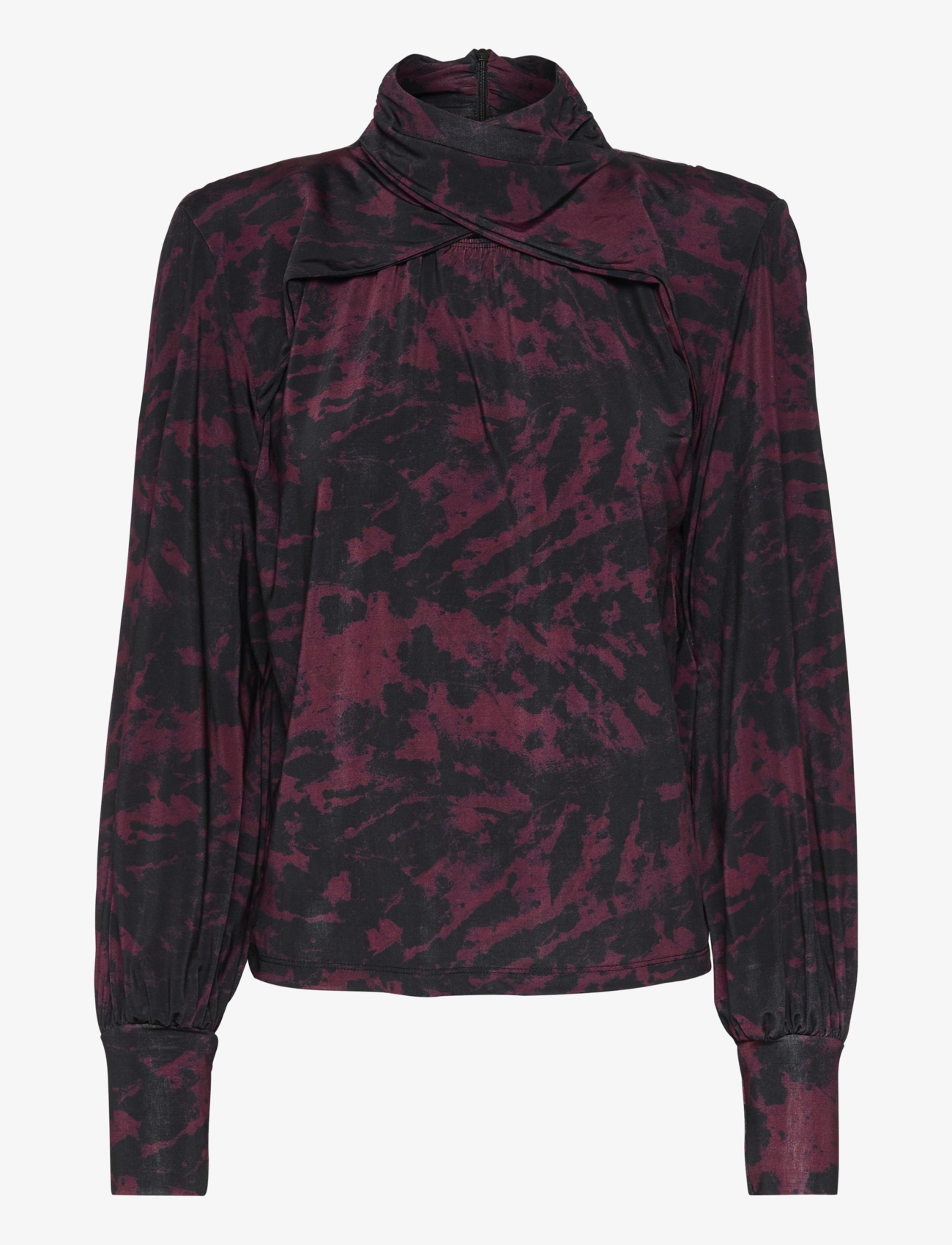 GESTUZ Redeinagz P Ls Bluse Burgundy - S - Damen