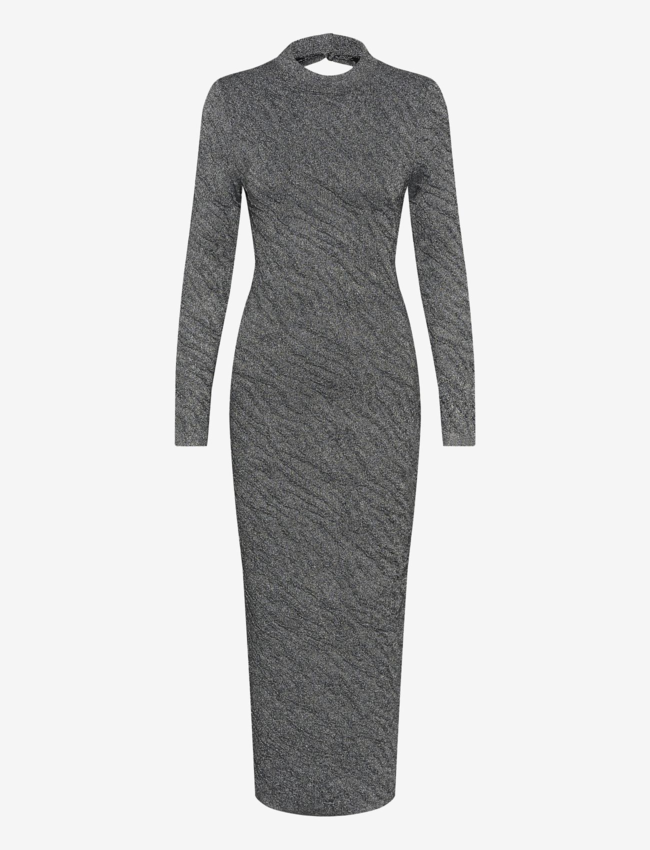 Gestuz - PillaGZ long dress - fodralklänningar - black/silver lurex - 1