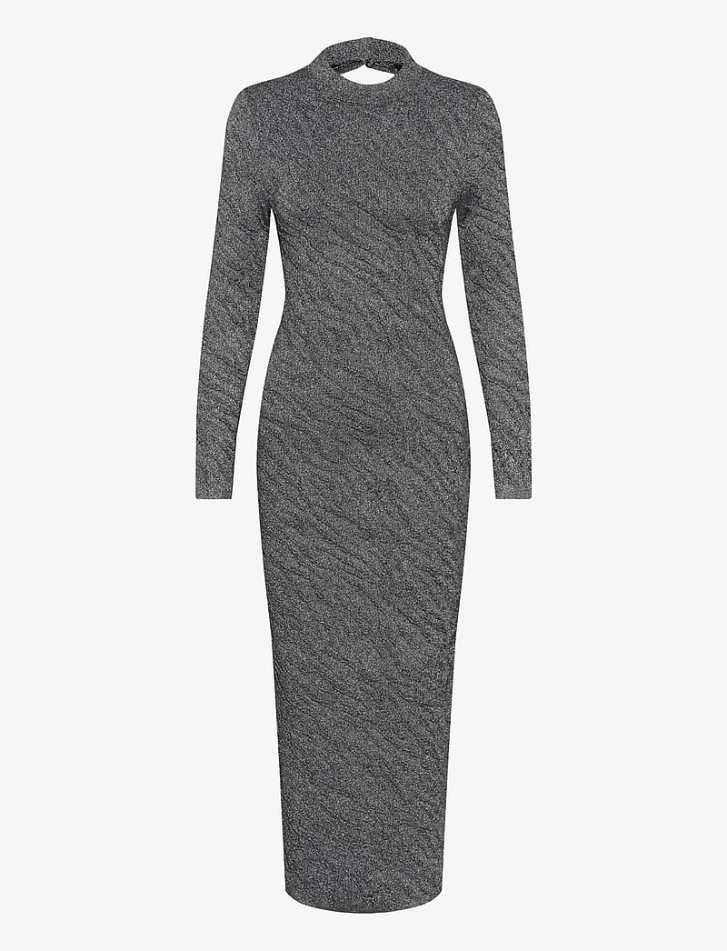 Gestuz - PillaGZ long dress - fodralklänningar - black/silver lurex - 1