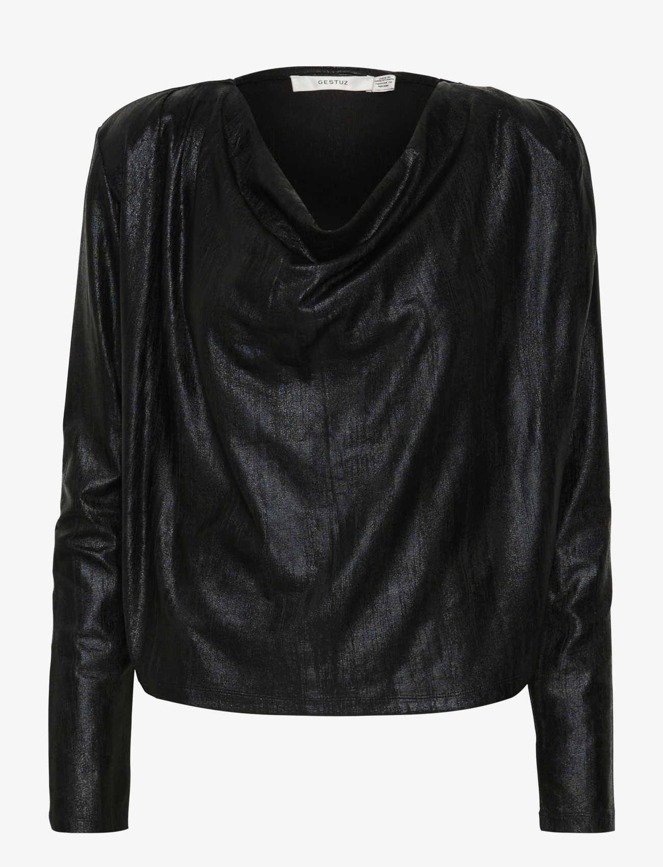 GESTUZ Madlingz Ls Bluse Schwarz - M - Damen