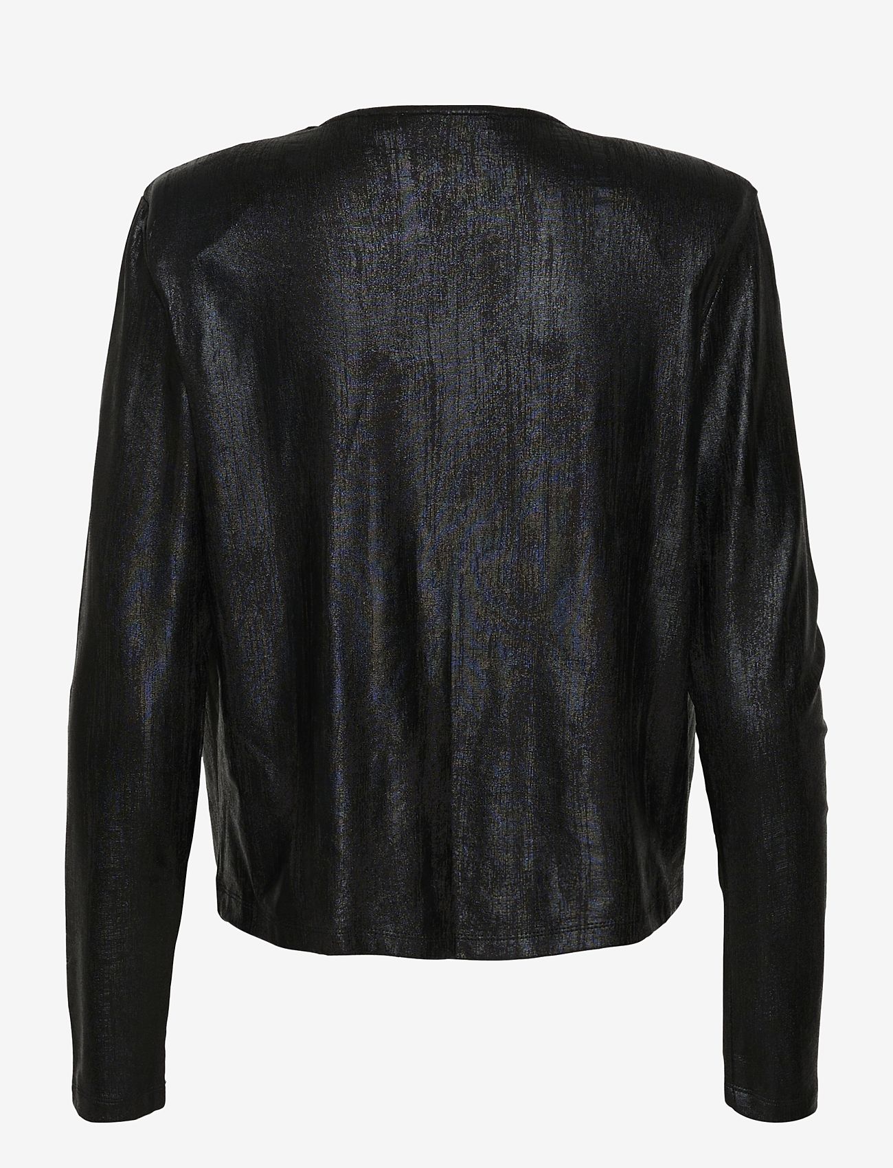 Gestuz - MadlinGZ ls blouse - langärmlige blusen - black - 1