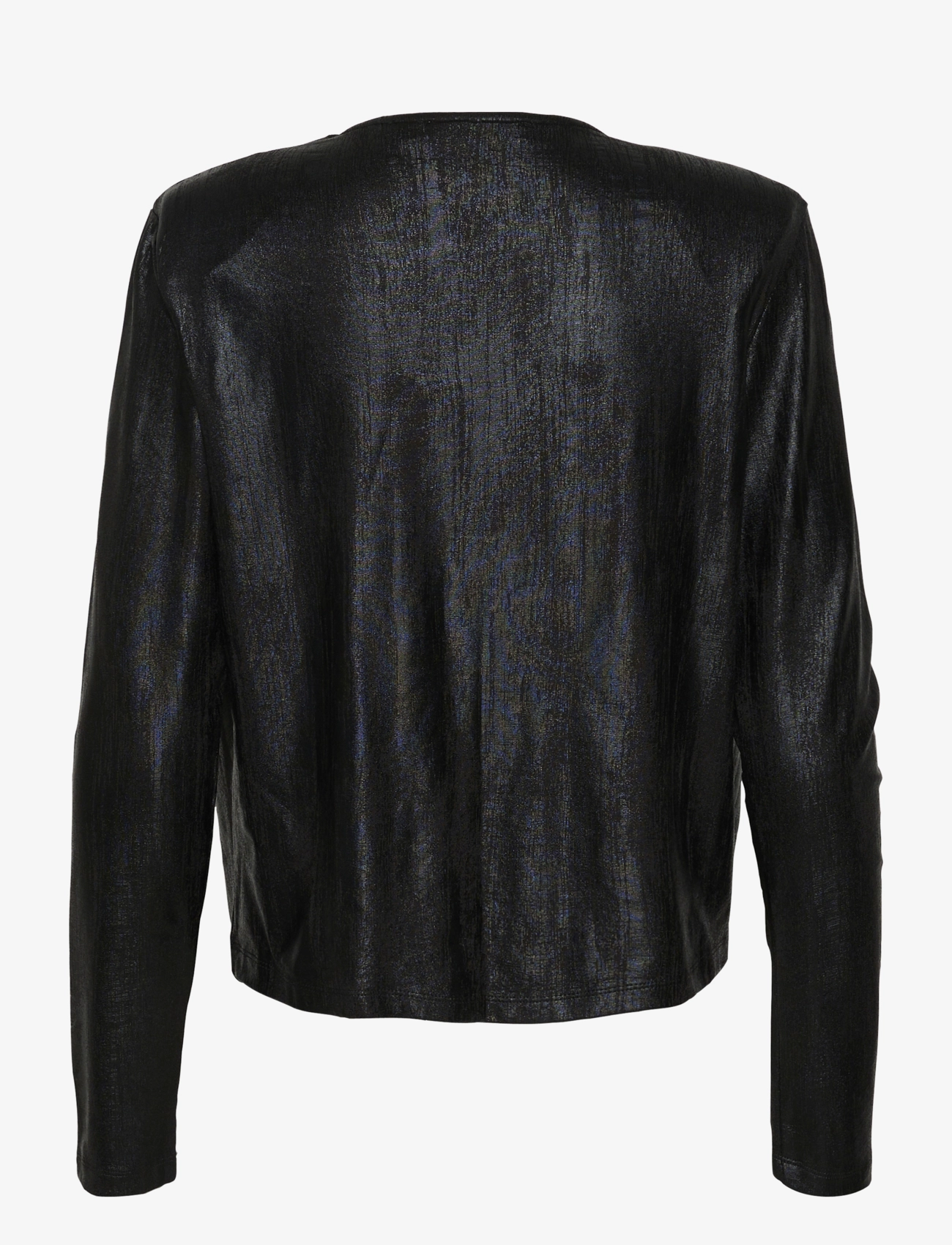 Gestuz - MadlinGZ ls blouse - langærmede bluser - black - 2