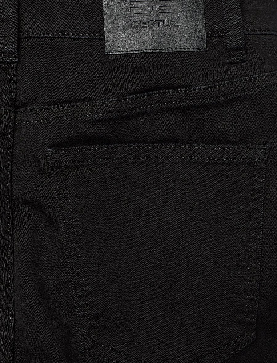 Gestuz - RivylinaGZ flared HW jeans NOOS - alt laiad teksad - black washed - 4