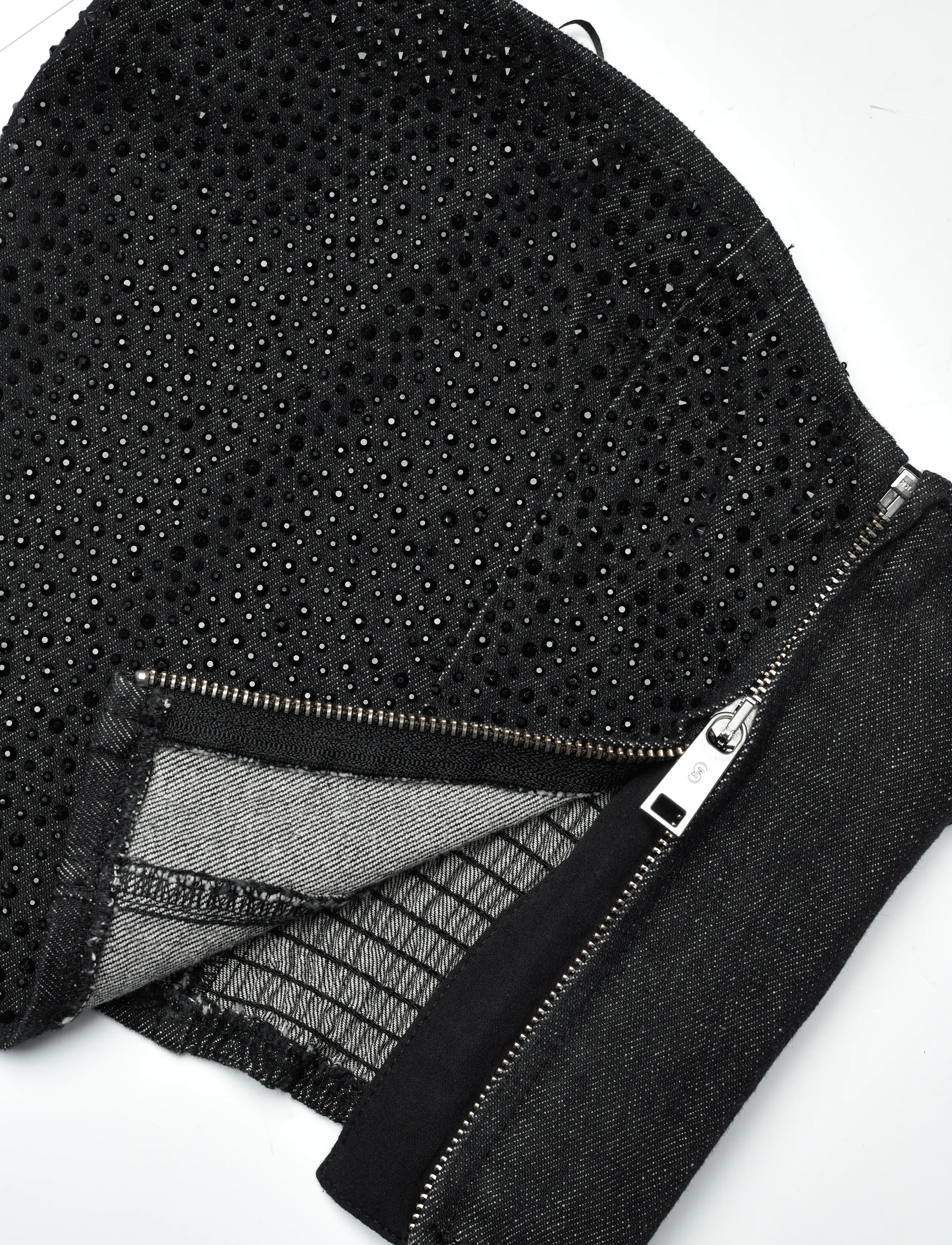 Gestuz - ZorahGZ corsage - topy imprezowe - dark grey washed/black stone - 2