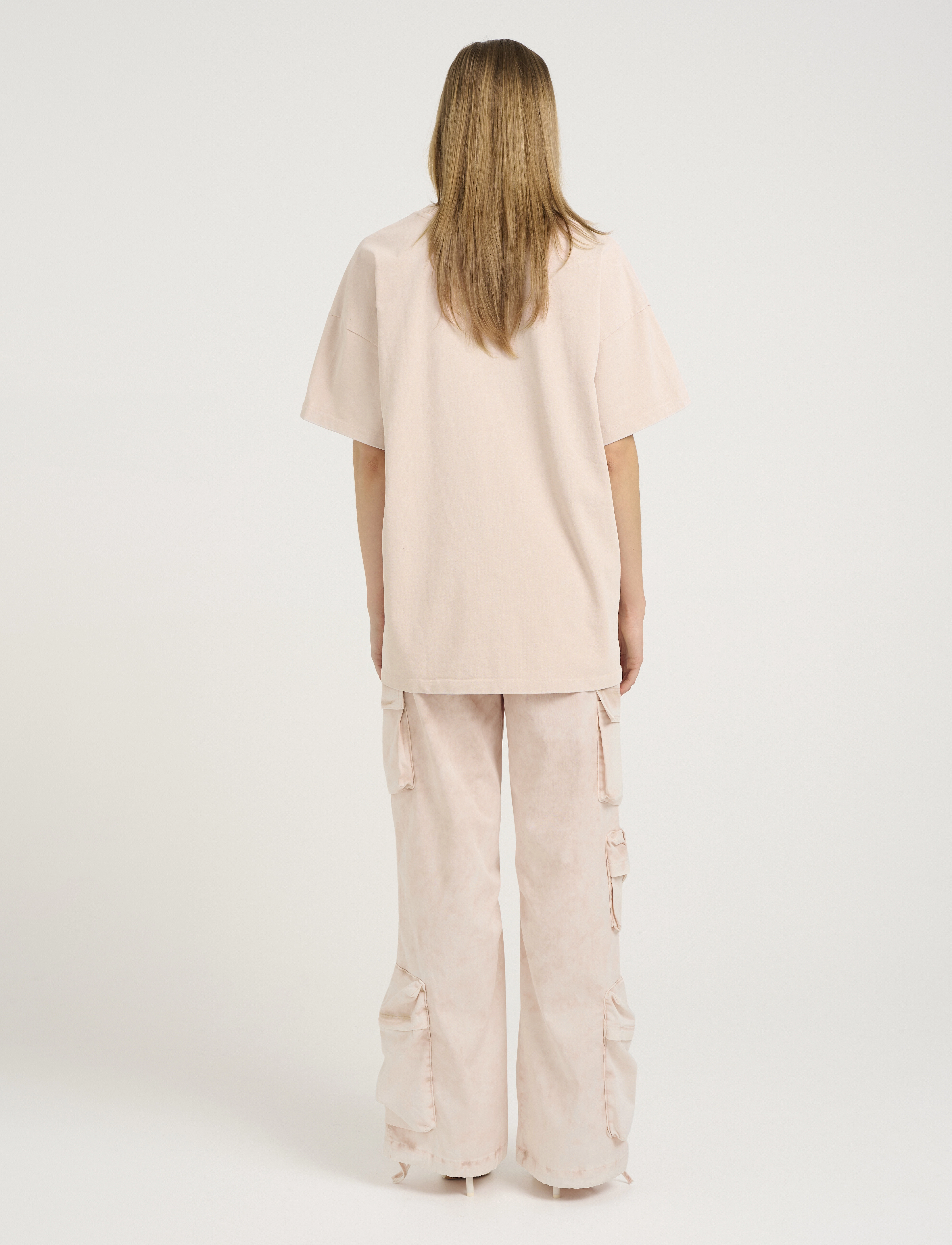 Gestuz - MilloGZ oversize tee - light pink washed - 3