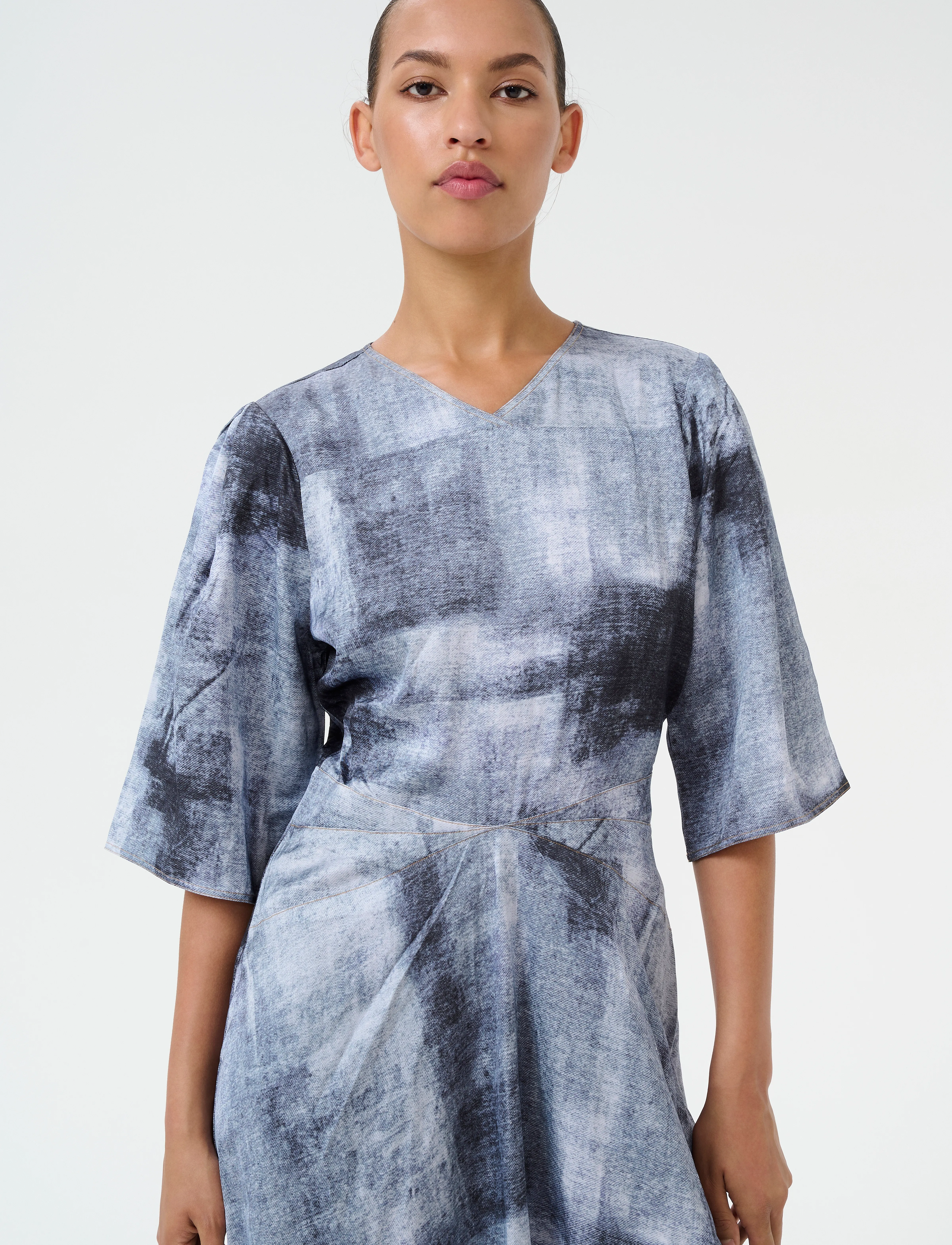 Gestuz - AreenGZ P dress - midi kjólar - blue denim - 3