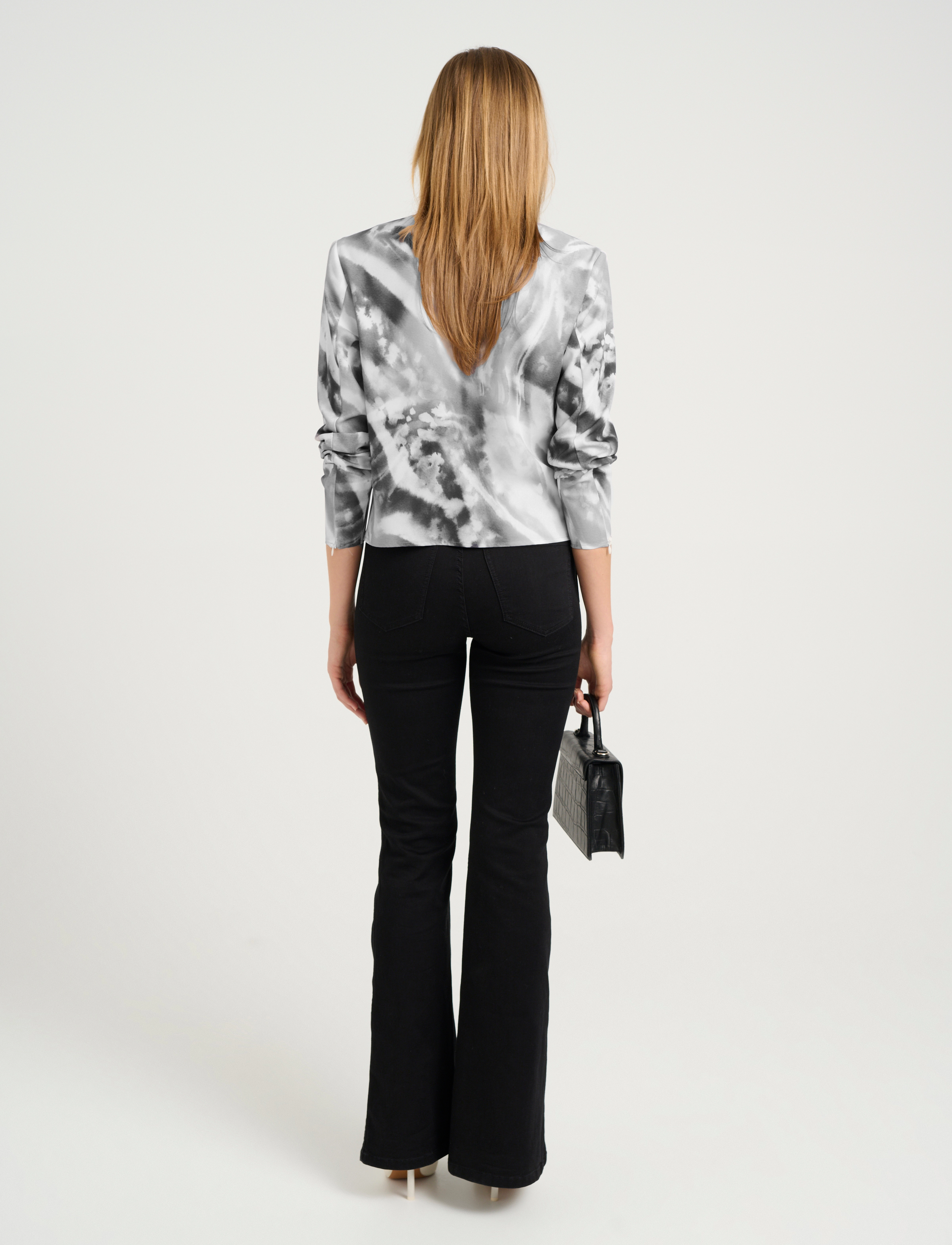 Gestuz - AronaGZ P blouse - blouses à manches longues - blacknwhite animal - 4