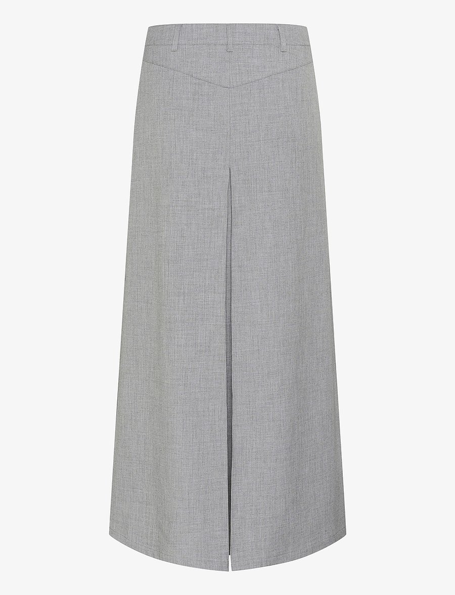 Gestuz - CallaGZ HW skirt - jupes midi - grey melange - 2