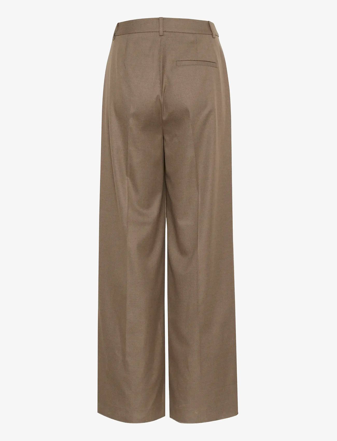 Gestuz - CaciaGZ HW pants - kostymbyxor - dark timberwolf melange - 2