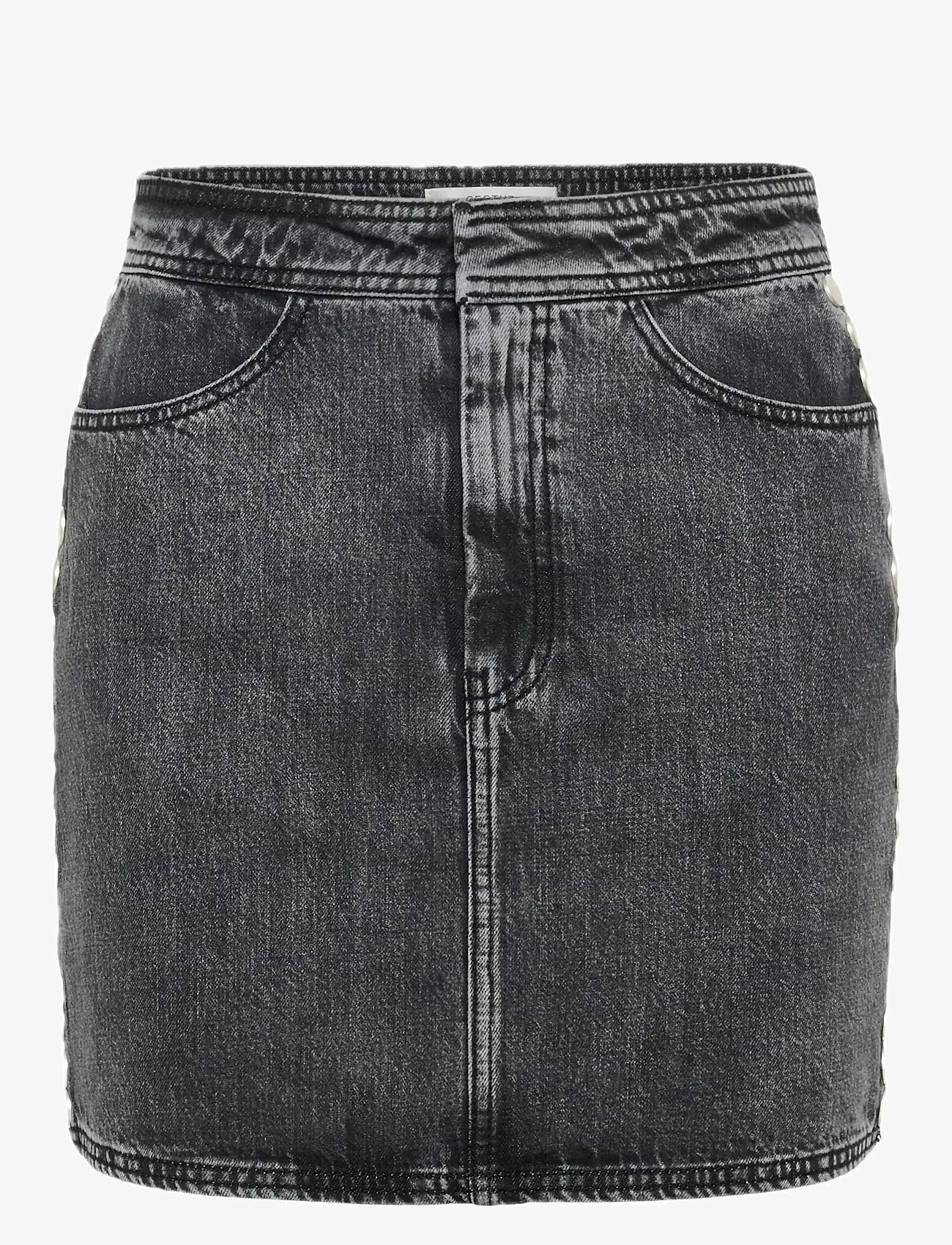 Gestuz - ZuvaGZ short skirt - jeansröcke - dark grey washed - 1
