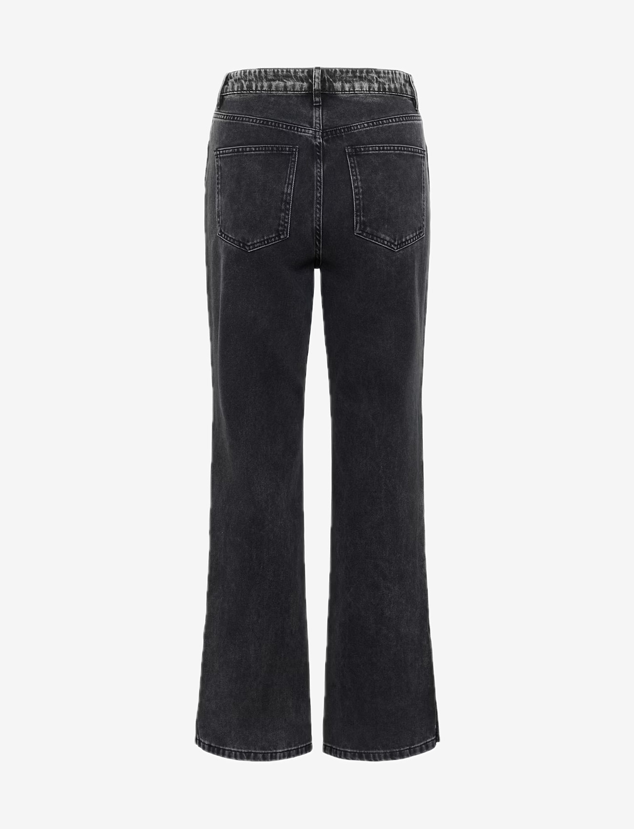 Gestuz - ZuvaGZ HW straight jeans - raka jeans - dark grey washed - 2