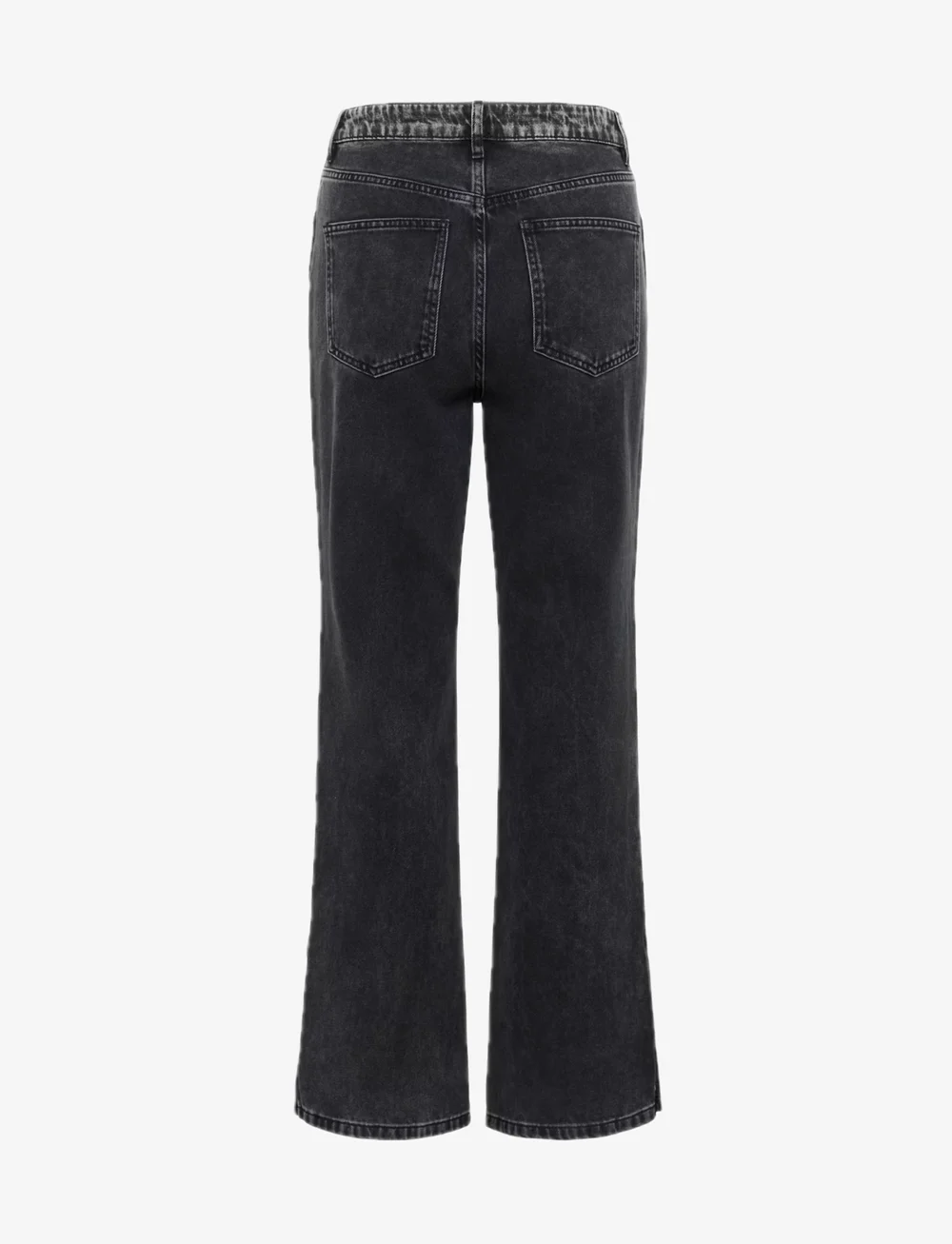 Gestuz - ZuvaGZ HW straight jeans - sirge säärega teksad - dark grey washed - 2