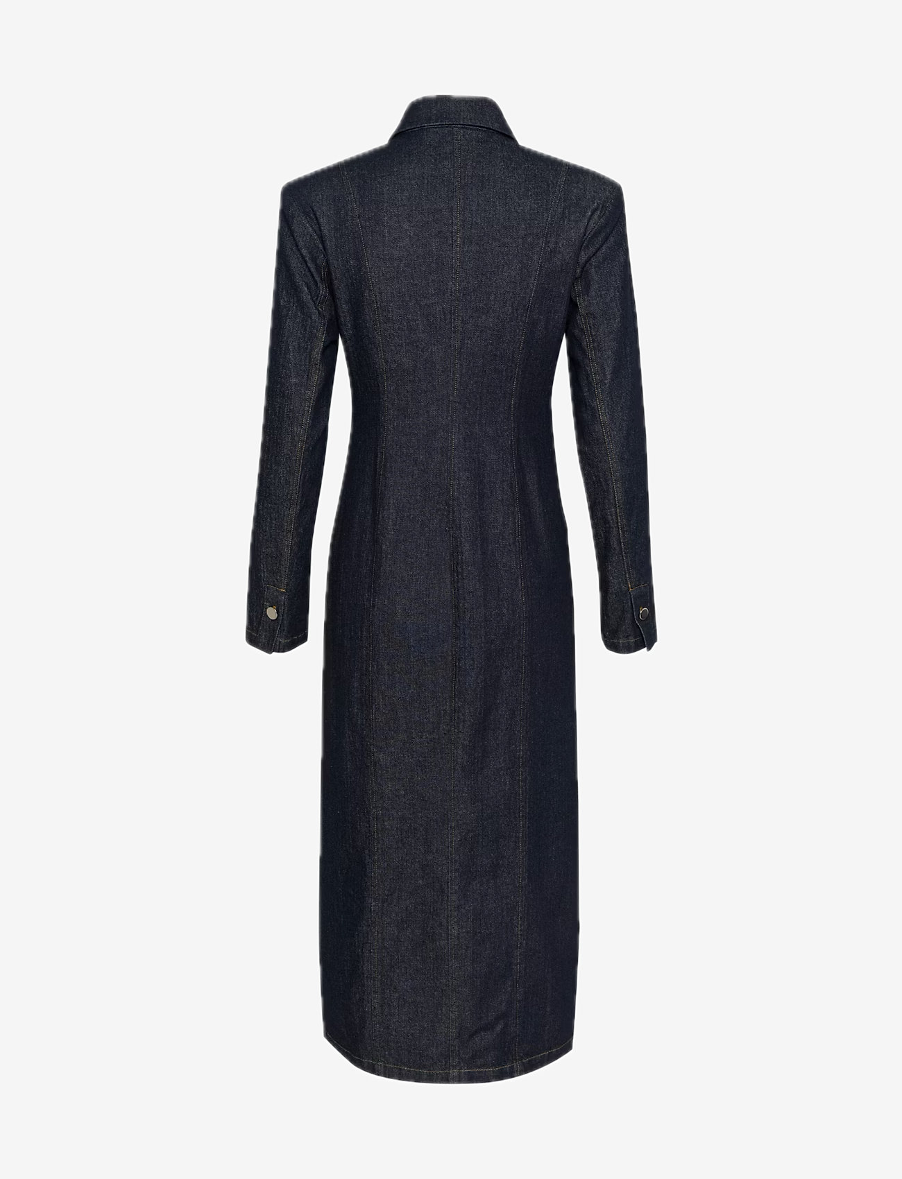 Gestuz - TilmaGZ LS long dress - hemdkleider - dark blue unwashed - 2