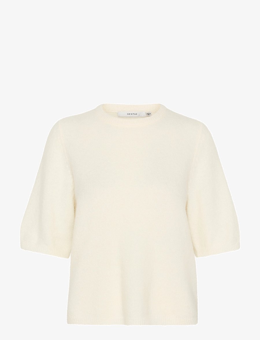 Gestuz - AlphaGZ ss tee NOOS - pullover - ivory - 1
