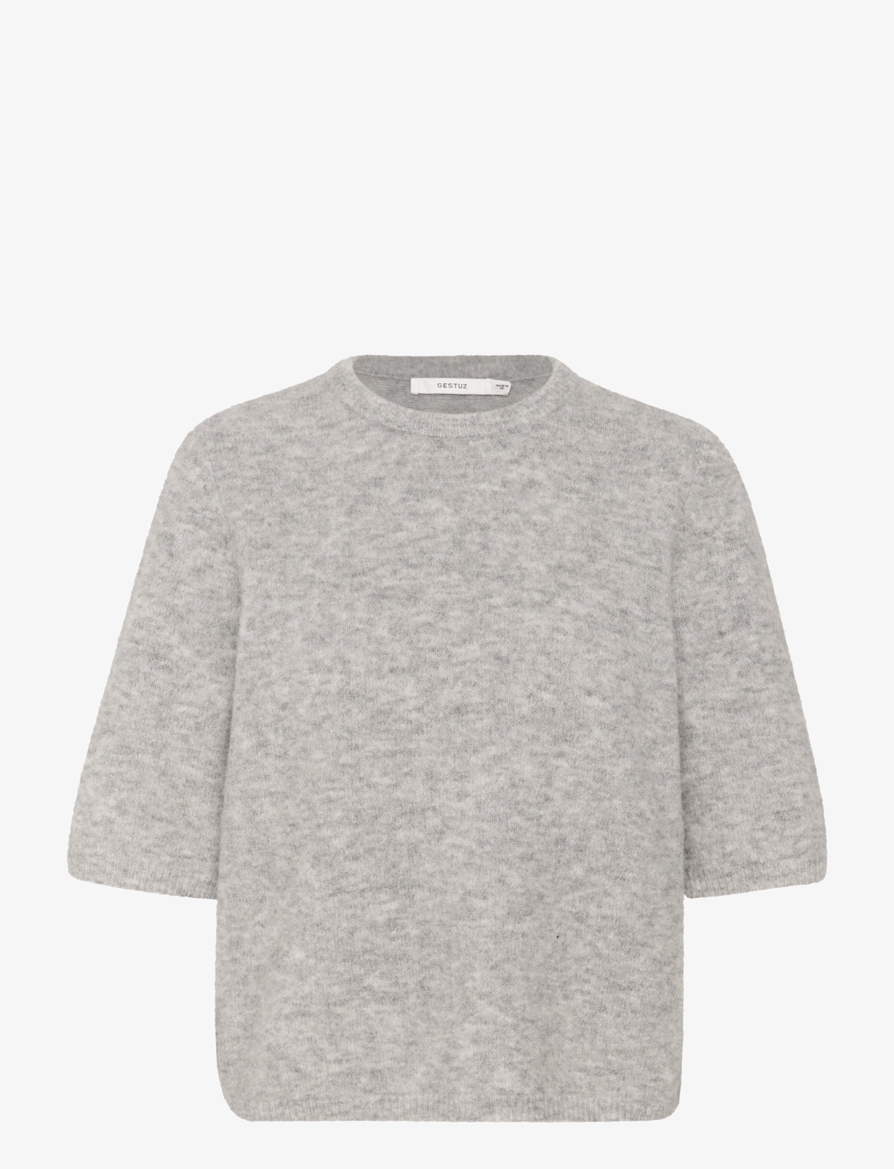Gestuz AlphaGZ ss tee NOOS - Transitional Layering - LIGHT GREY MELANGE / grey