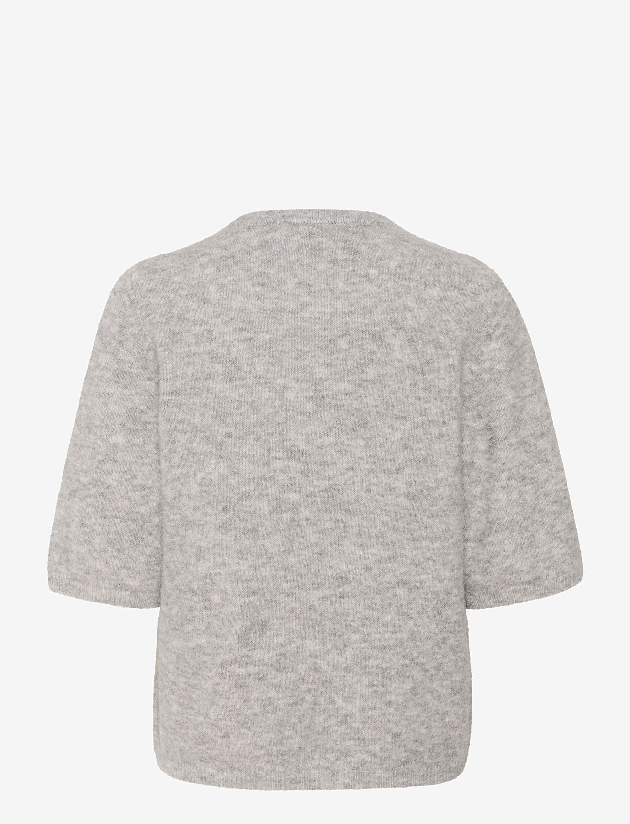 Gestuz - AlphaGZ ss tee NOOS - neulepuserot - light grey melange - 2