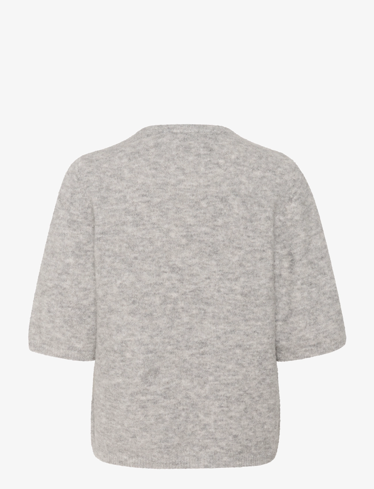 Gestuz - AlphaGZ ss tee NOOS - striktrøjer - light grey melange - 2