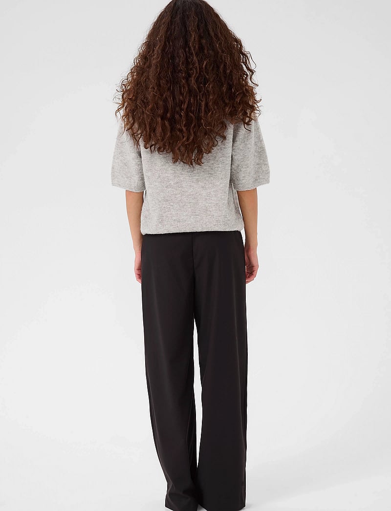 Gestuz - AlphaGZ ss tee NOOS - neulepuserot - light grey melange - 4