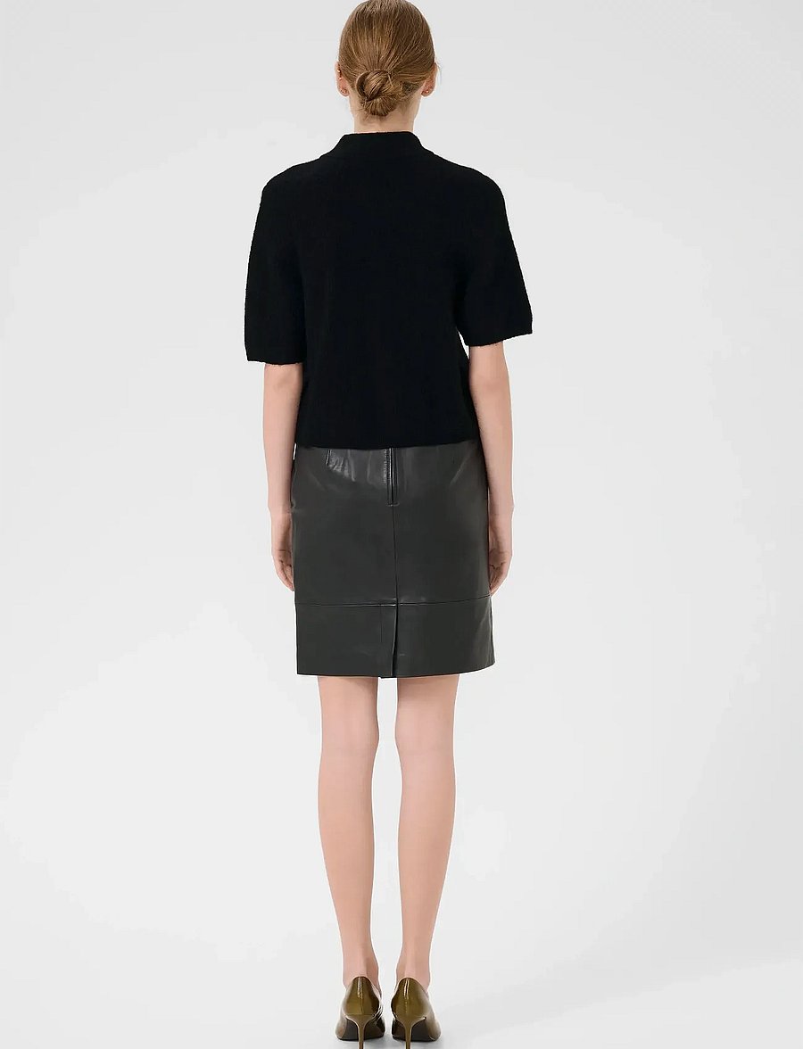 Gestuz - AlphaGZ ss short cardigan NOOS - strickjacken - black - 4