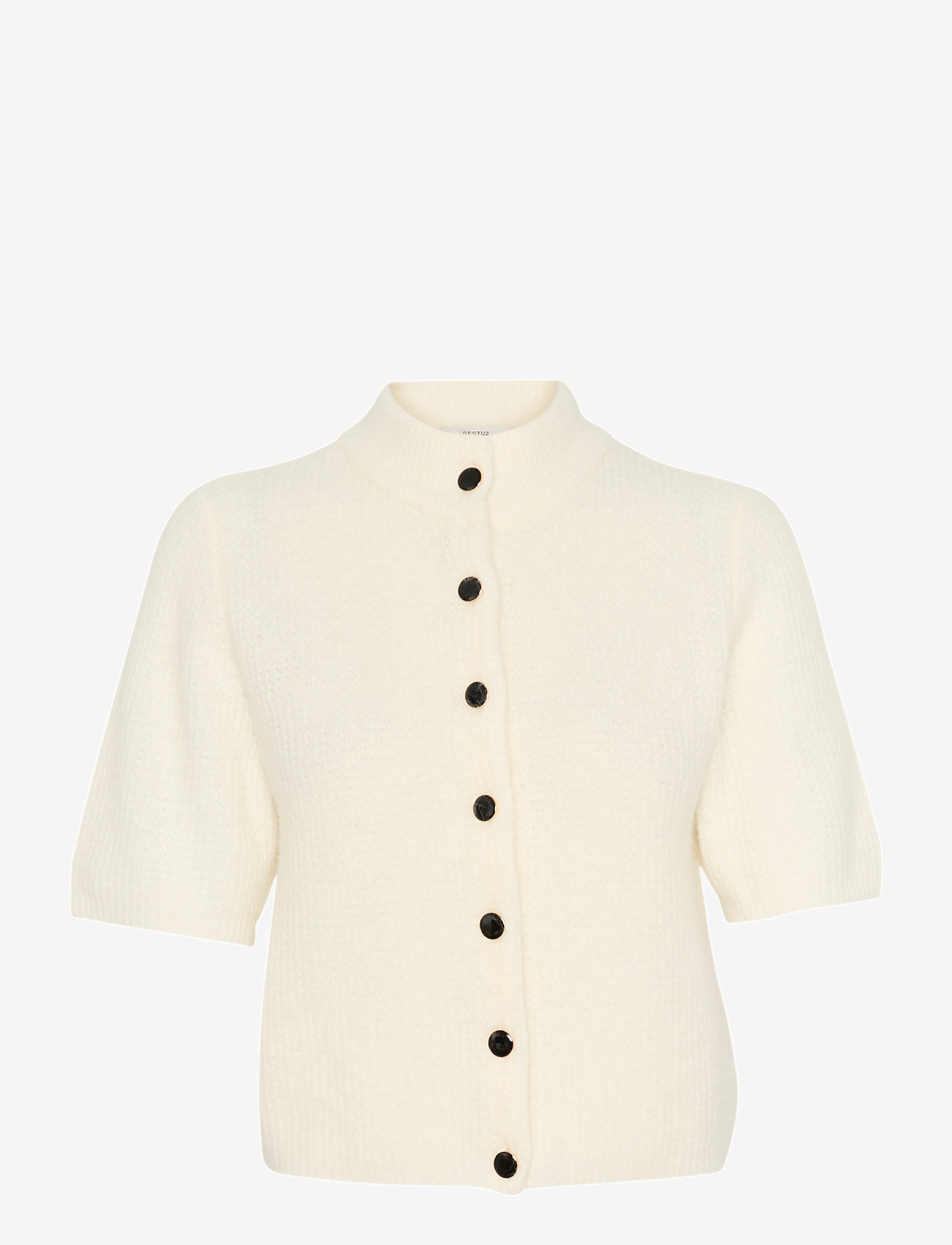 Gestuz - AlphaGZ ss short cardigan NOOS - cardigans - ivory - 1