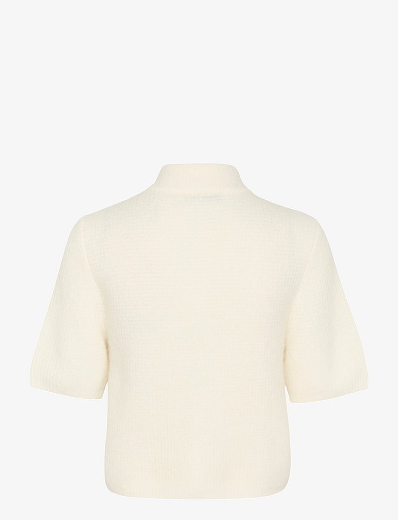 Gestuz - AlphaGZ ss short cardigan NOOS - cardigans - ivory - 2