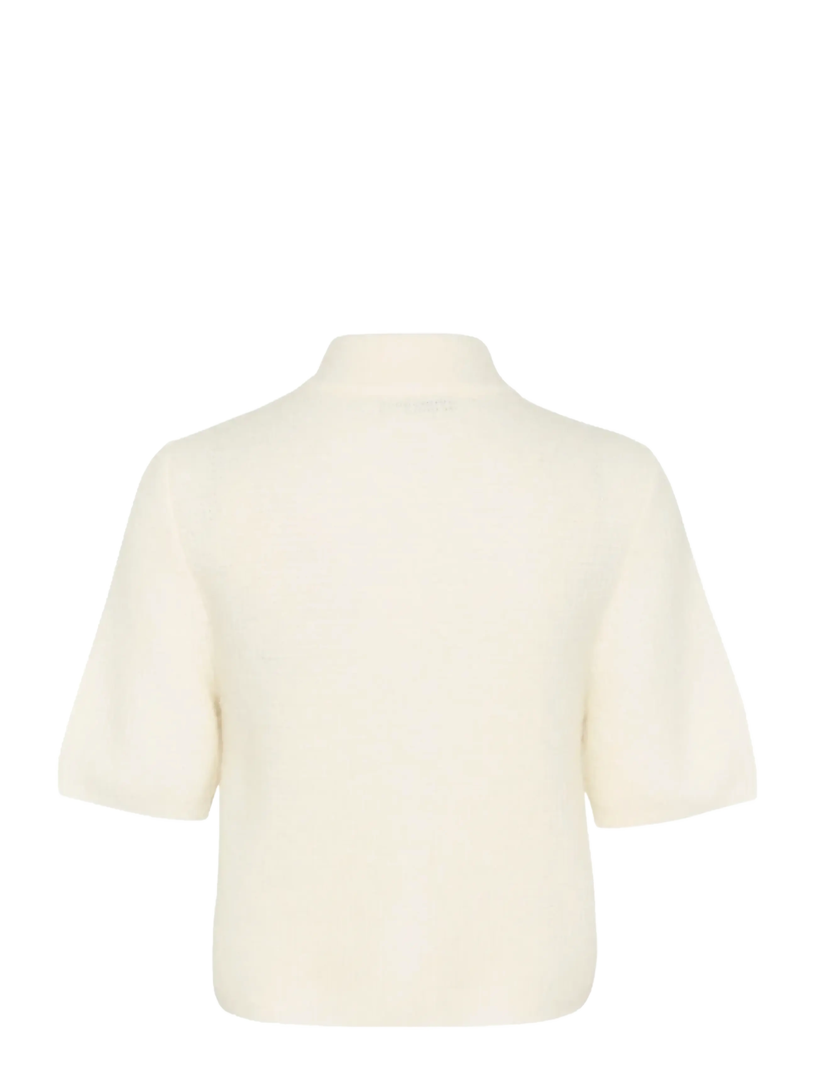 Gestuz - AlphaGZ ss short cardigan NOOS - koftor - ivory - 2