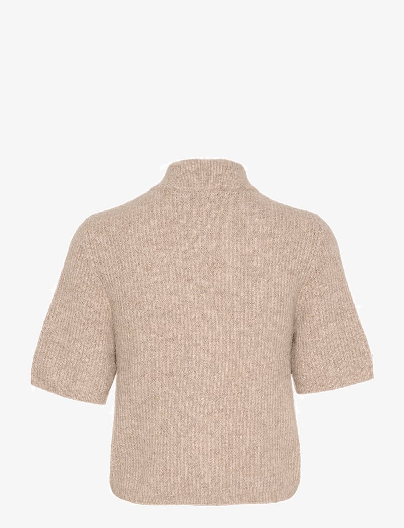 Gestuz - AlphaGZ ss short cardigan NOOS - cardigans - warm sand melange - 2