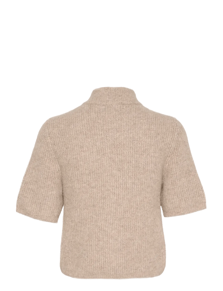 Gestuz - AlphaGZ ss short cardigan NOOS - cardigans - warm sand melange - 2
