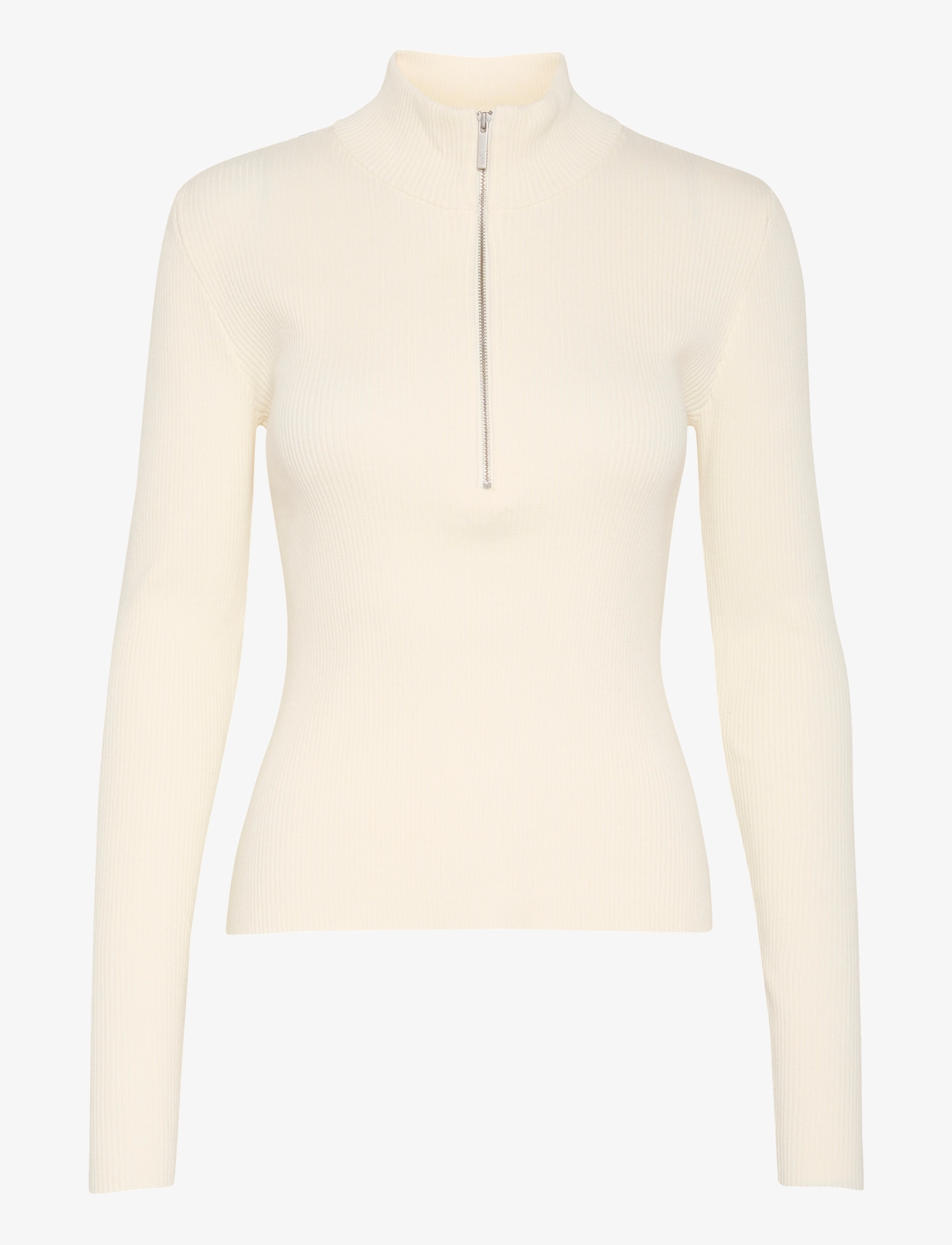 GESTUZ Yasmiagz Zipper Pullover Noos Cream - S - Damen