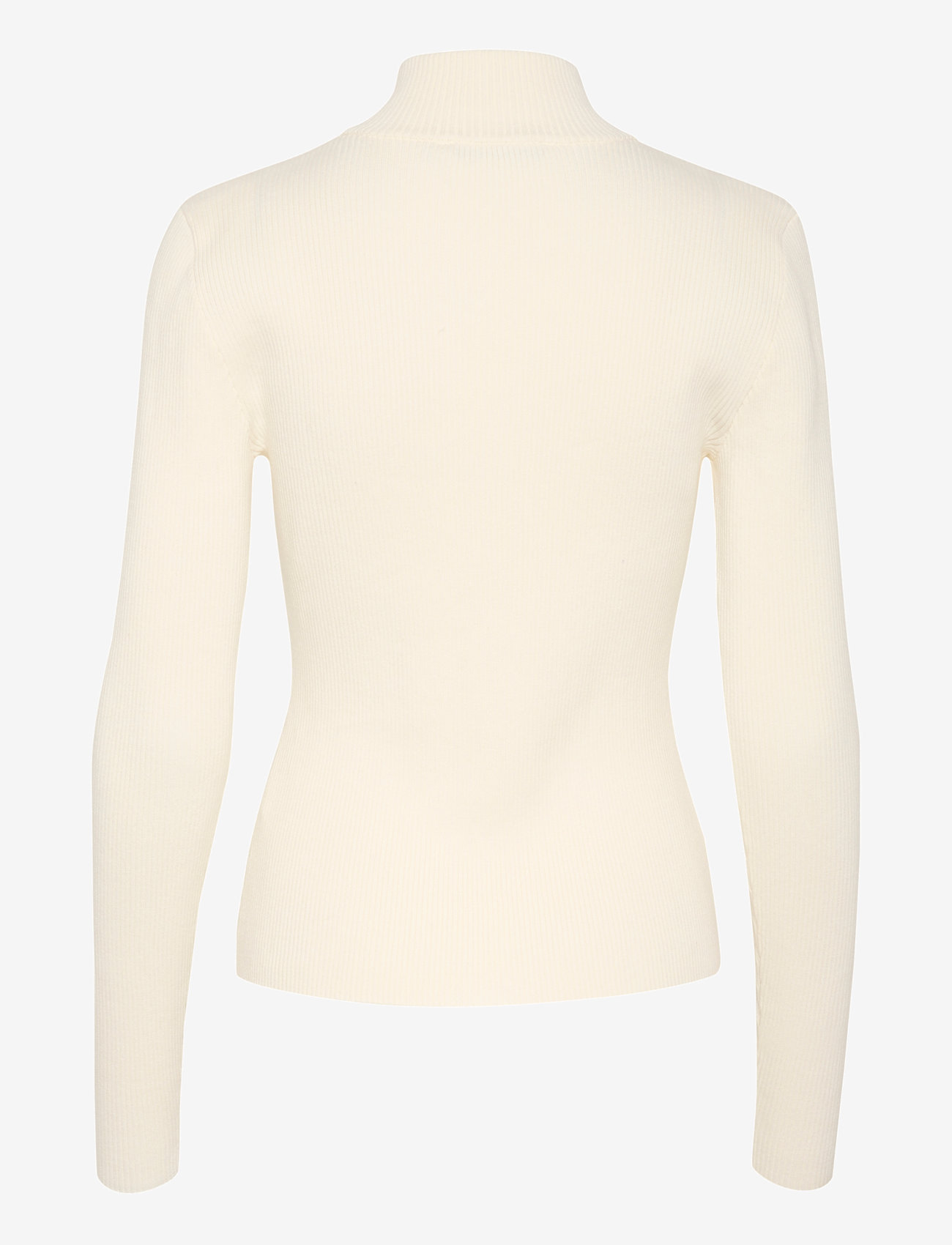 Gestuz - YasmiaGZ zipper pullover NOOS - efterårstøj - egret - 1