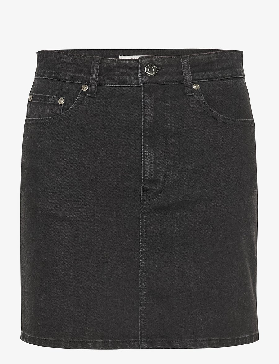 Gestuz - TilliaGZ short skirt - jupes en jeans - dark grey washed - 1