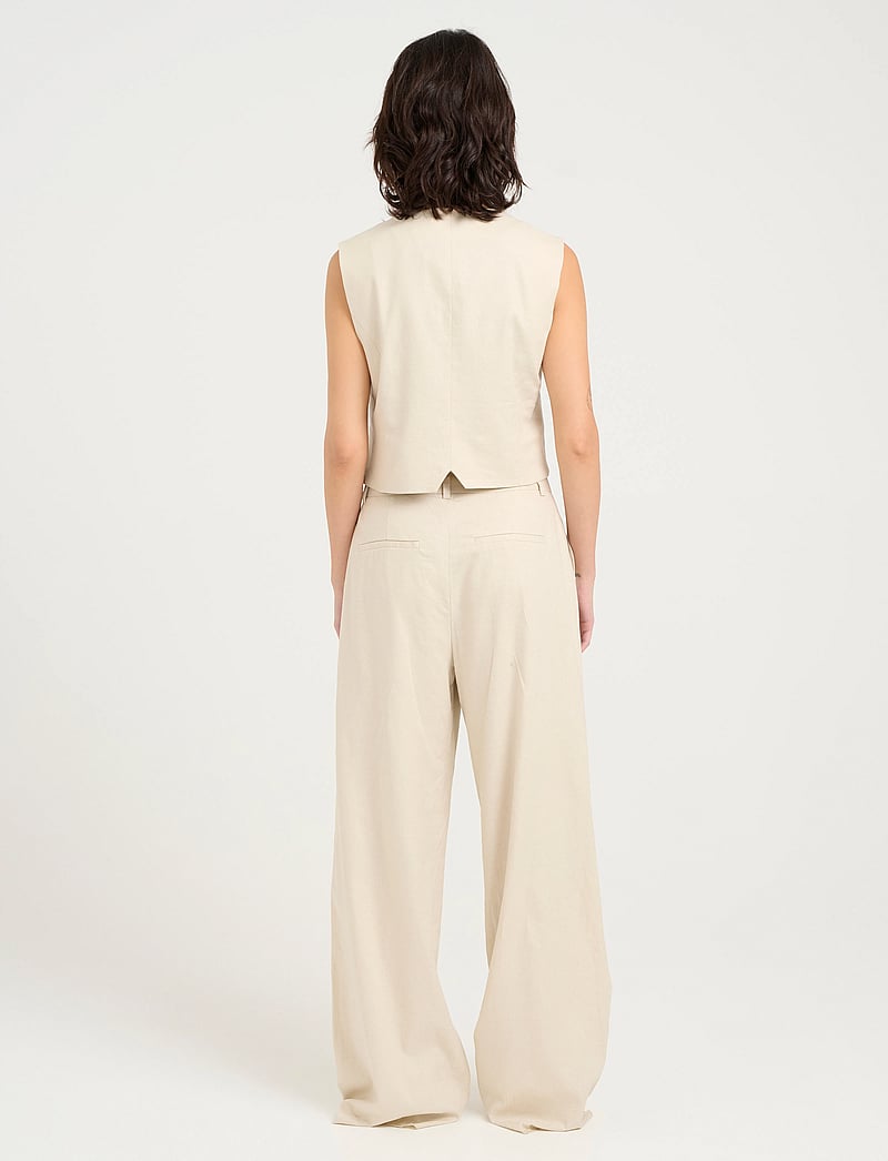 Gestuz - ElarahGZ linen waistcoat - westen - ancient scroll - 3