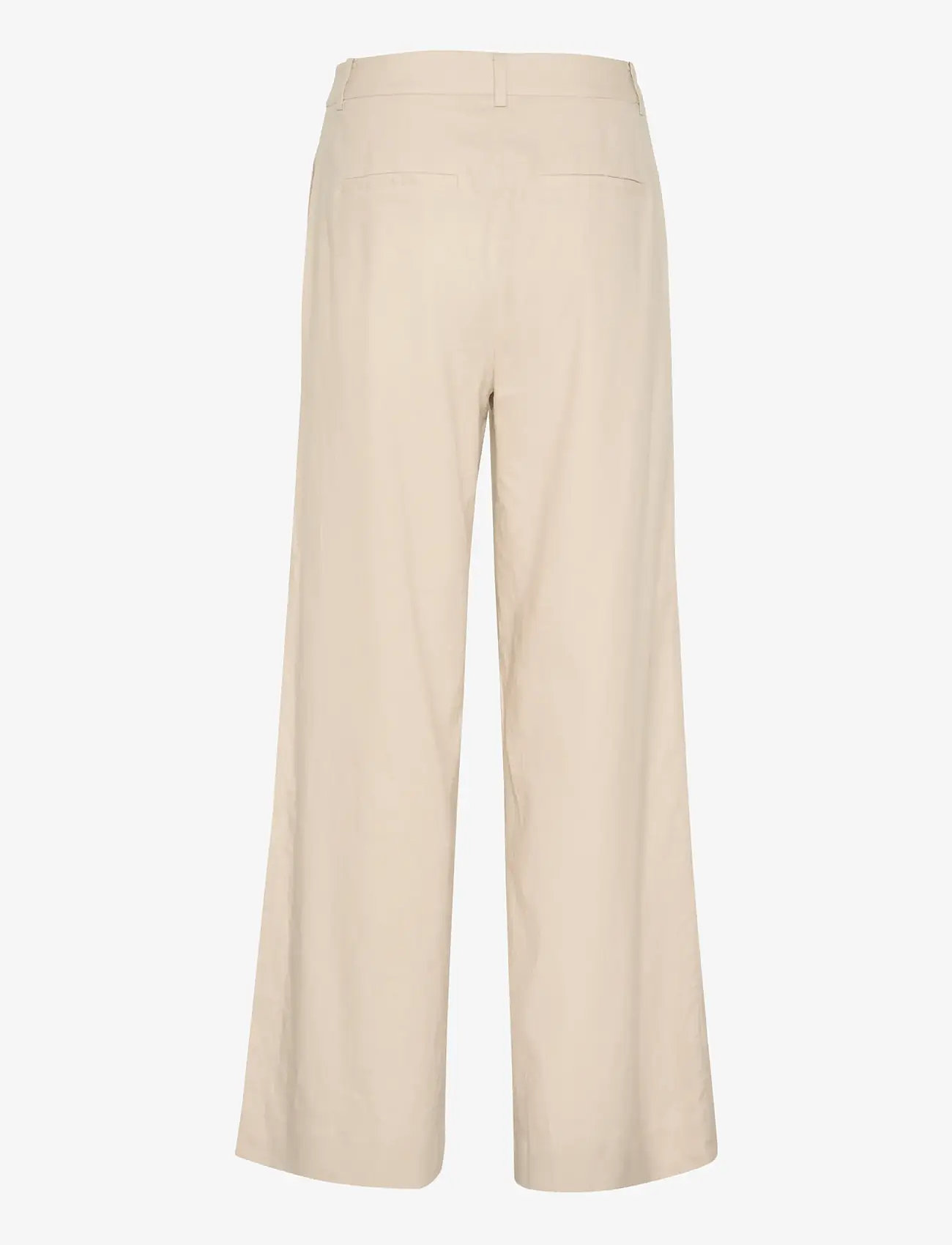 Gestuz - ElarahGZ linen HW pants - linnebyxor - ancient scroll - 2