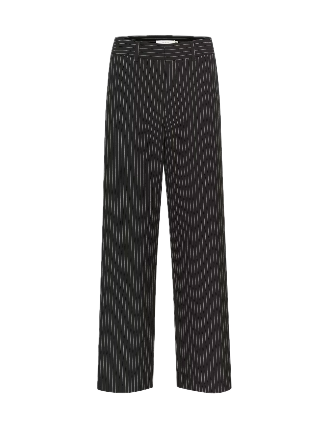GESTUZ Joellegz Pinstripe Mw Hosen Noos Schwarz - 38 - Damen
