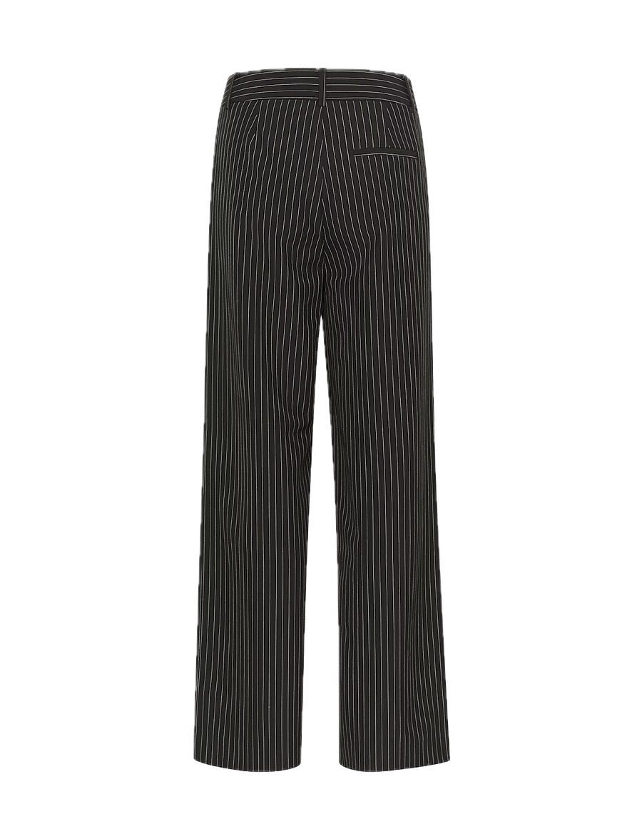 Gestuz - JoelleGZ pinstripe MW pants NOOS - sirged püksid - black pinstripe - 2