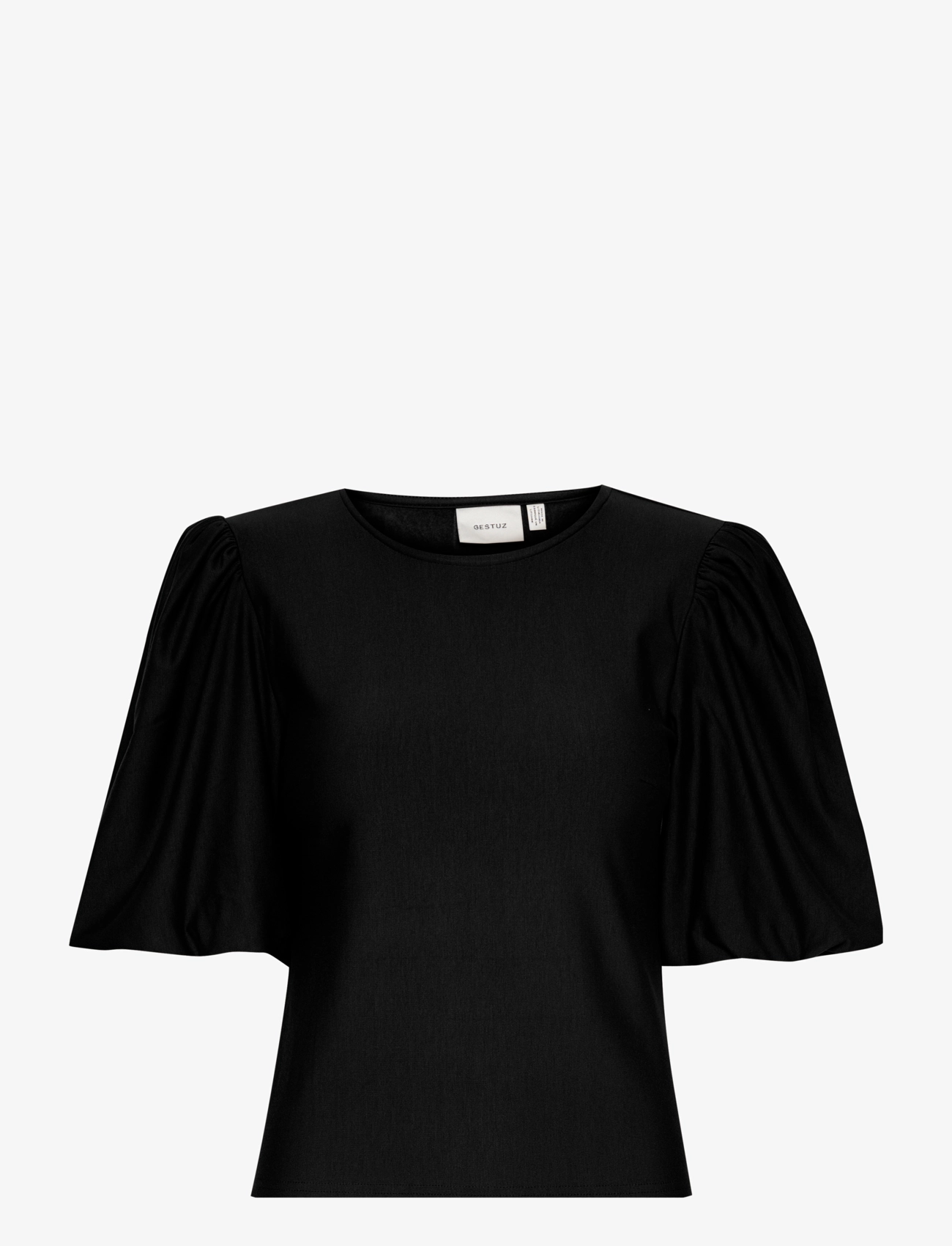 GESTUZ Rifagz Balloon Bluse Schwarz - S - Damen