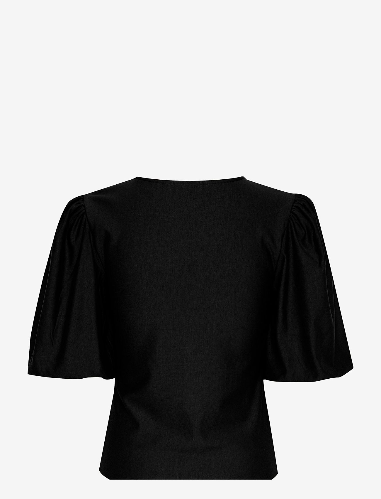 Gestuz - RifaGZ balloon blouse - kortærmede bluser - black - 2