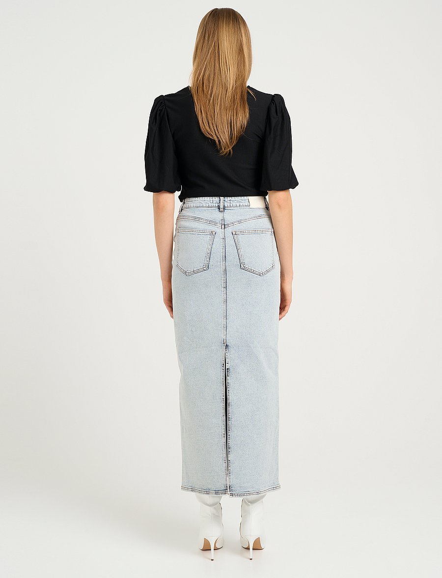 Gestuz - RifaGZ balloon blouse - kurzämlige blusen - black - 4