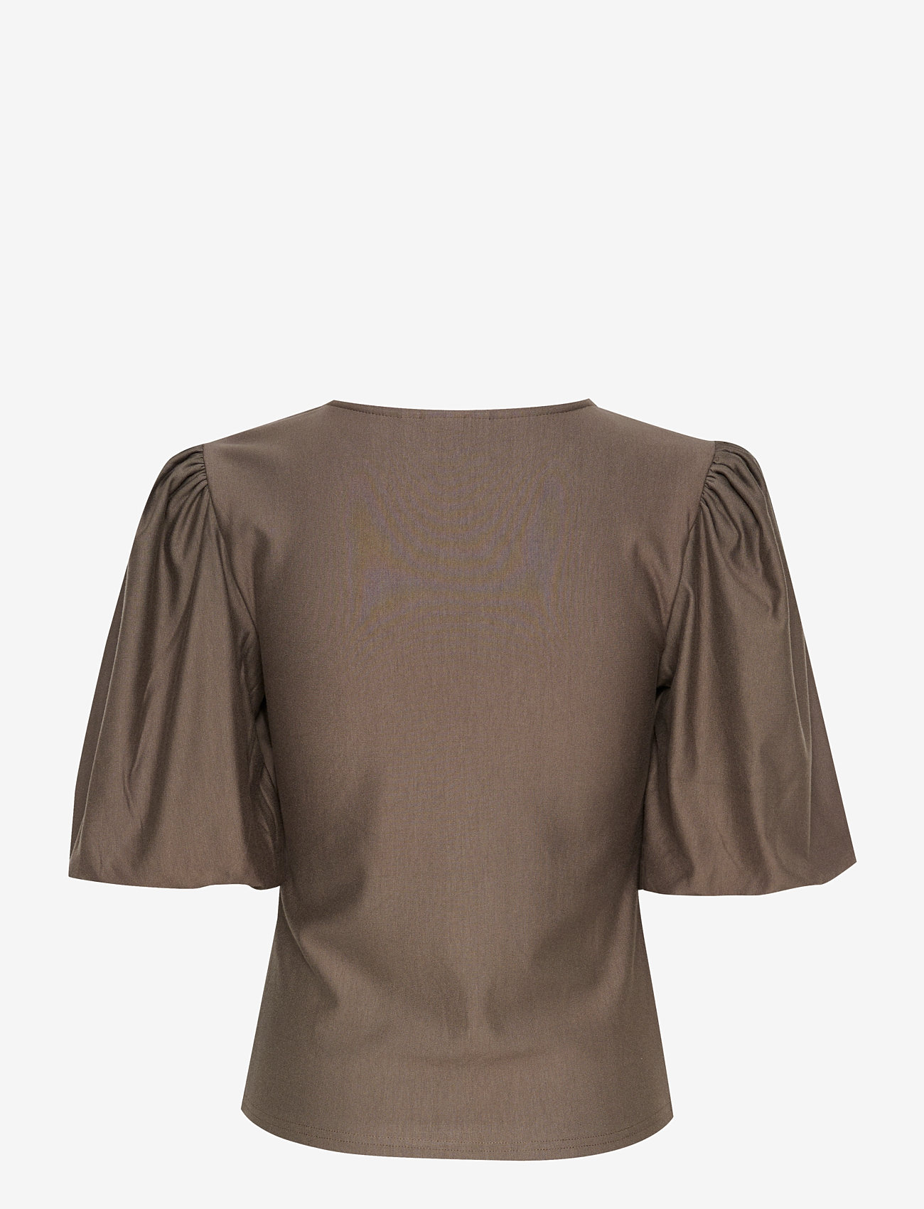 Gestuz - RifaGZ balloon blouse - kurzämlige blusen - earth - 2