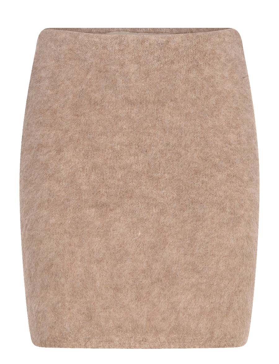 Gestuz - SanaGZ skirt - stickade kjolar - warm sand melange - 0