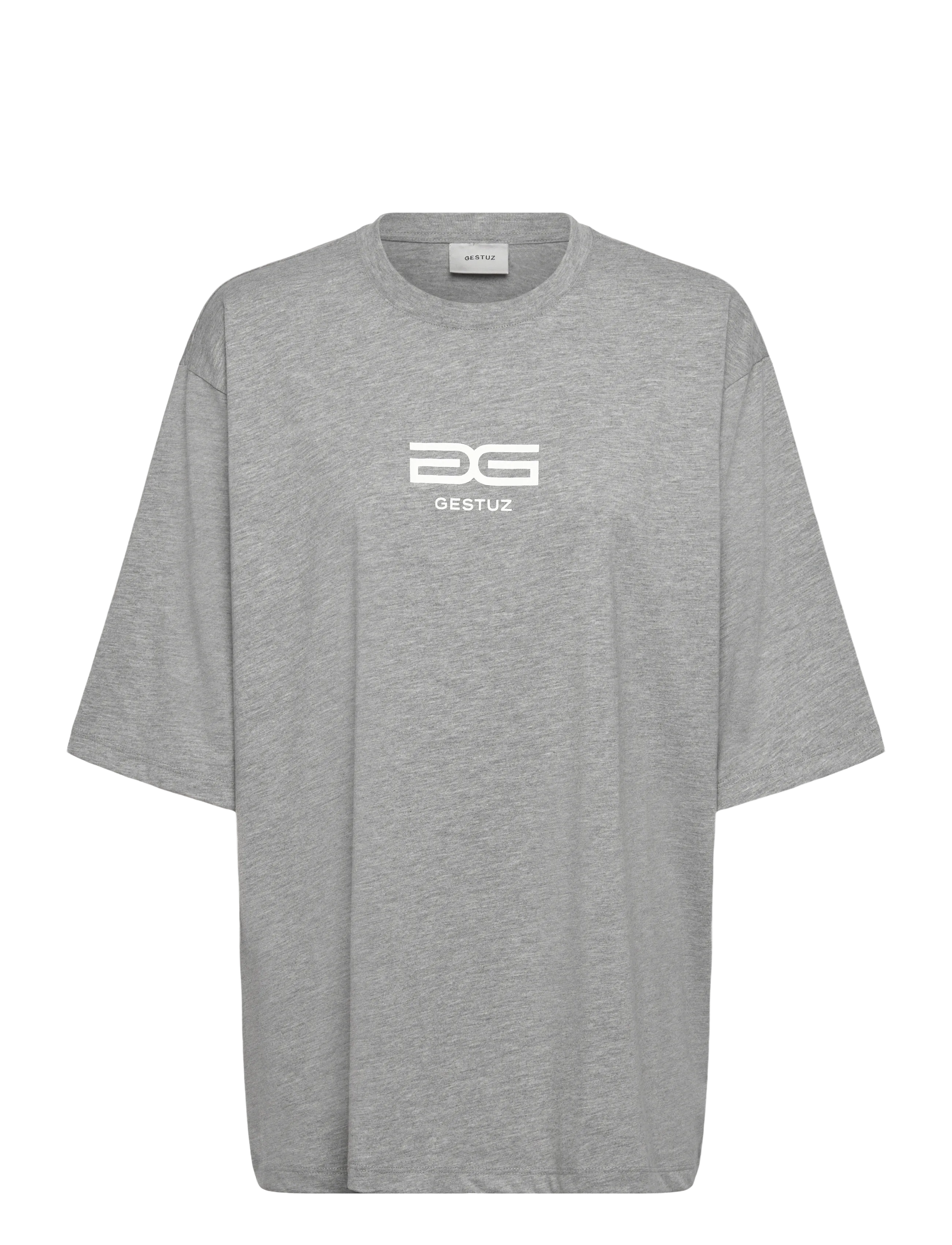 Gestuz LuelleGZ tee - CPH fashion week - MEDIUM GREY MÉLANGE / grey