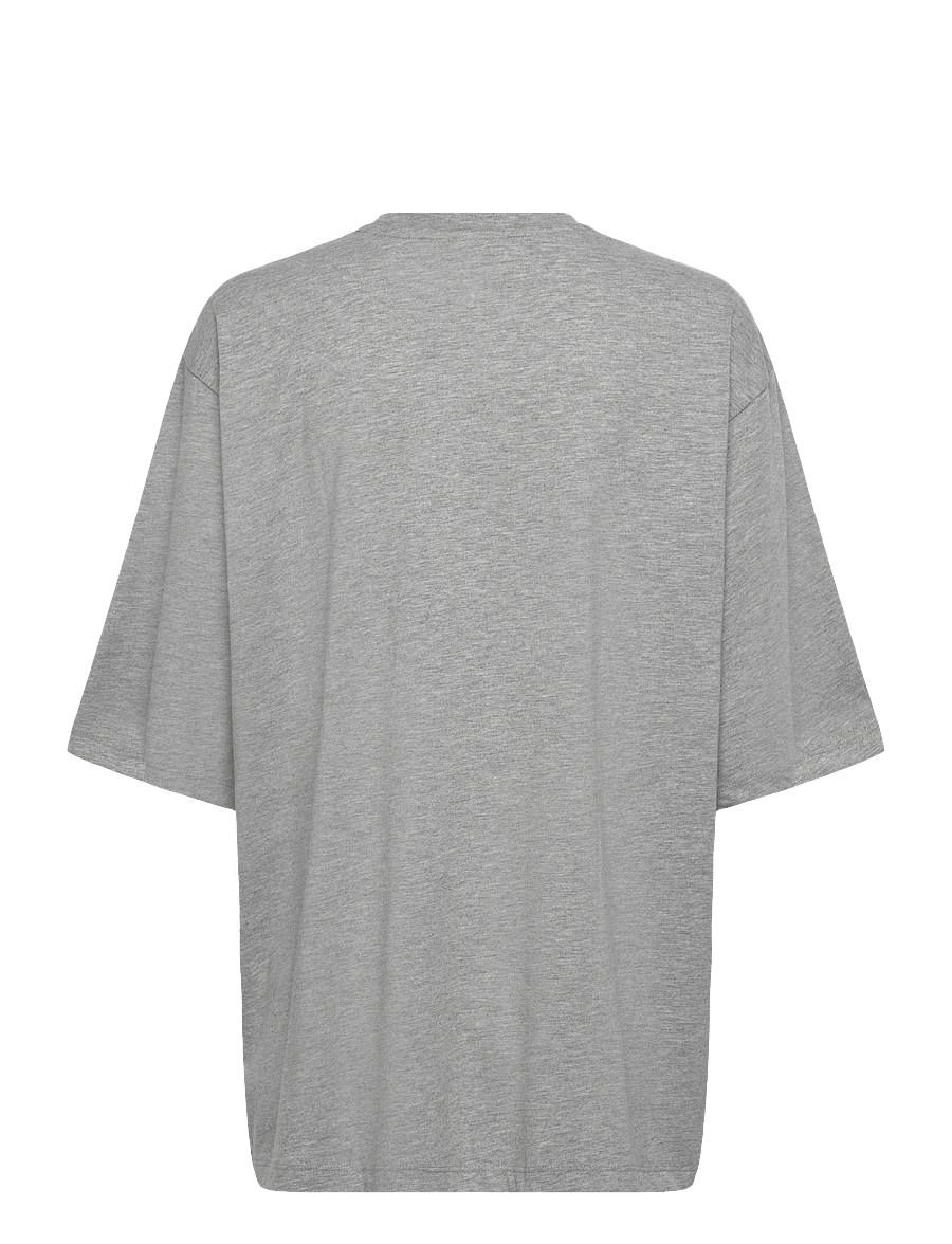 Gestuz - LuelleGZ tee - t-shirts - medium grey mÉlange - 1